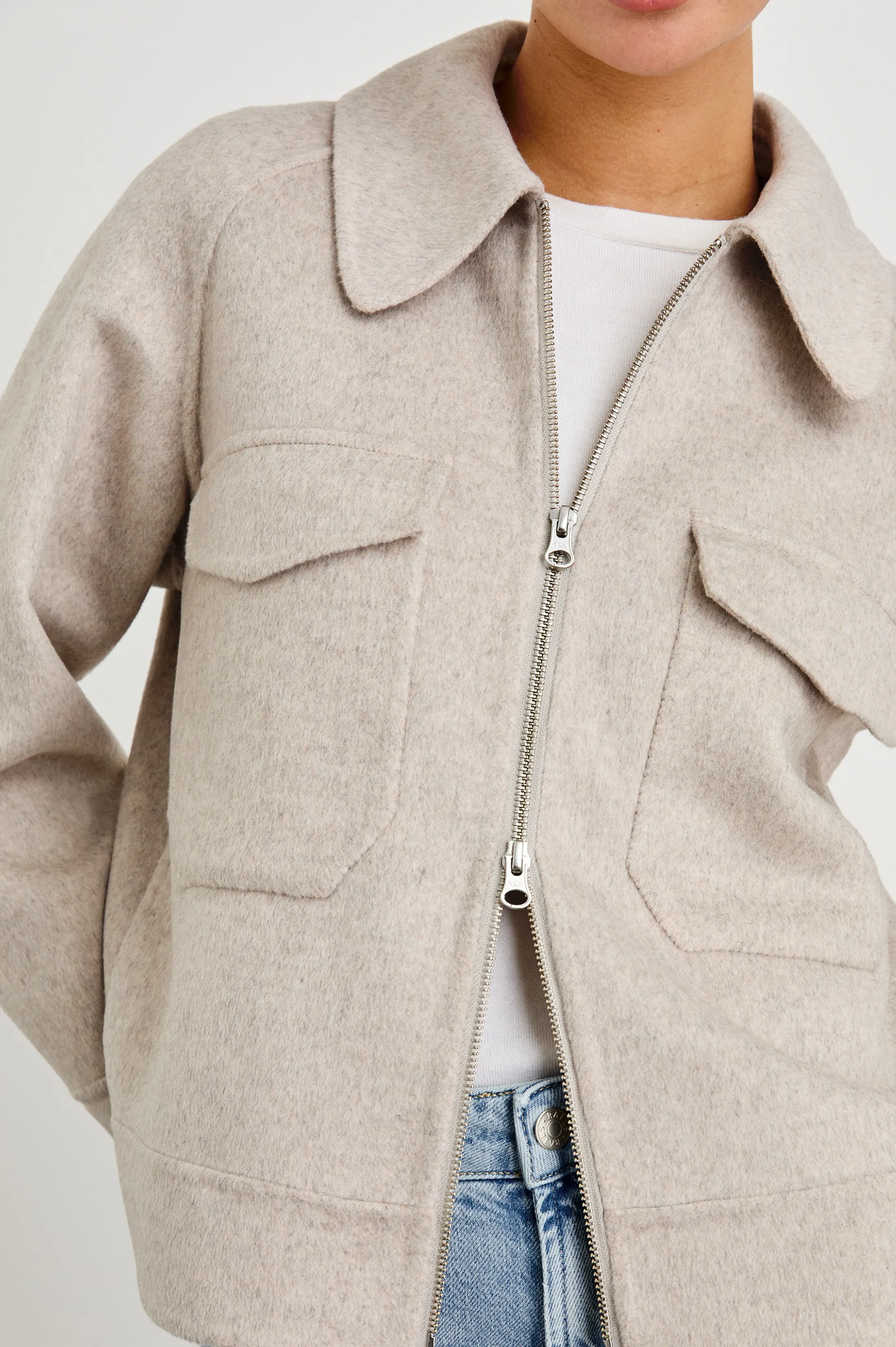 CHEYENNE JACKET - OATMEAL Rails