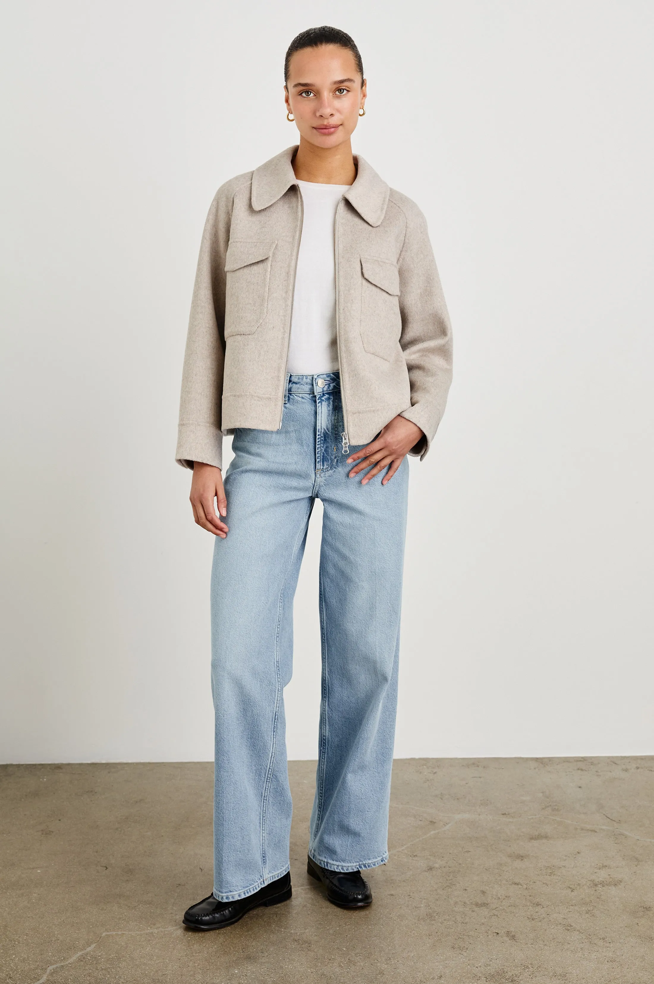 CHEYENNE JACKET - OATMEAL Rails