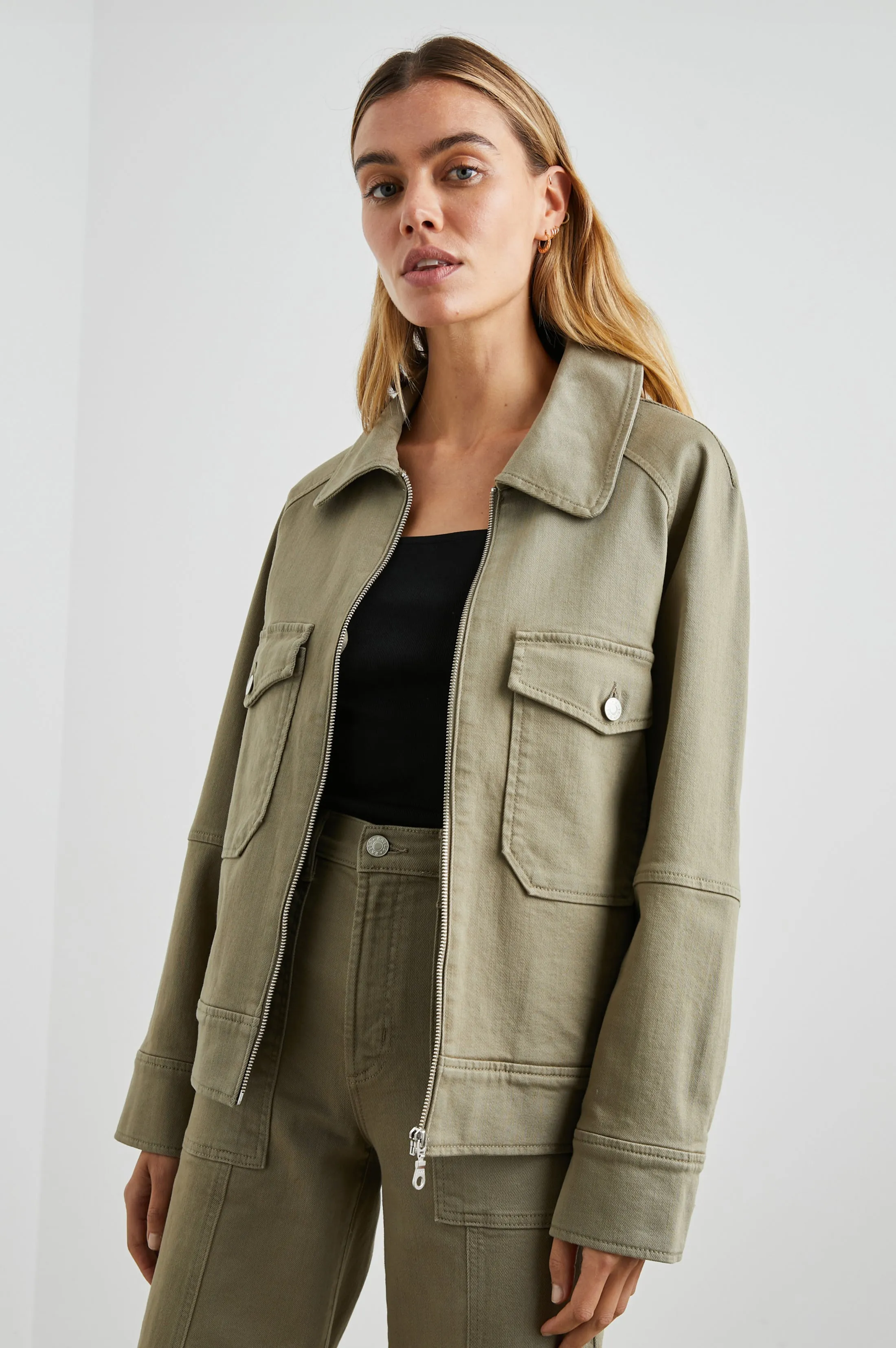 CHEYENNE JACKET - WASHED OLIVE Rails