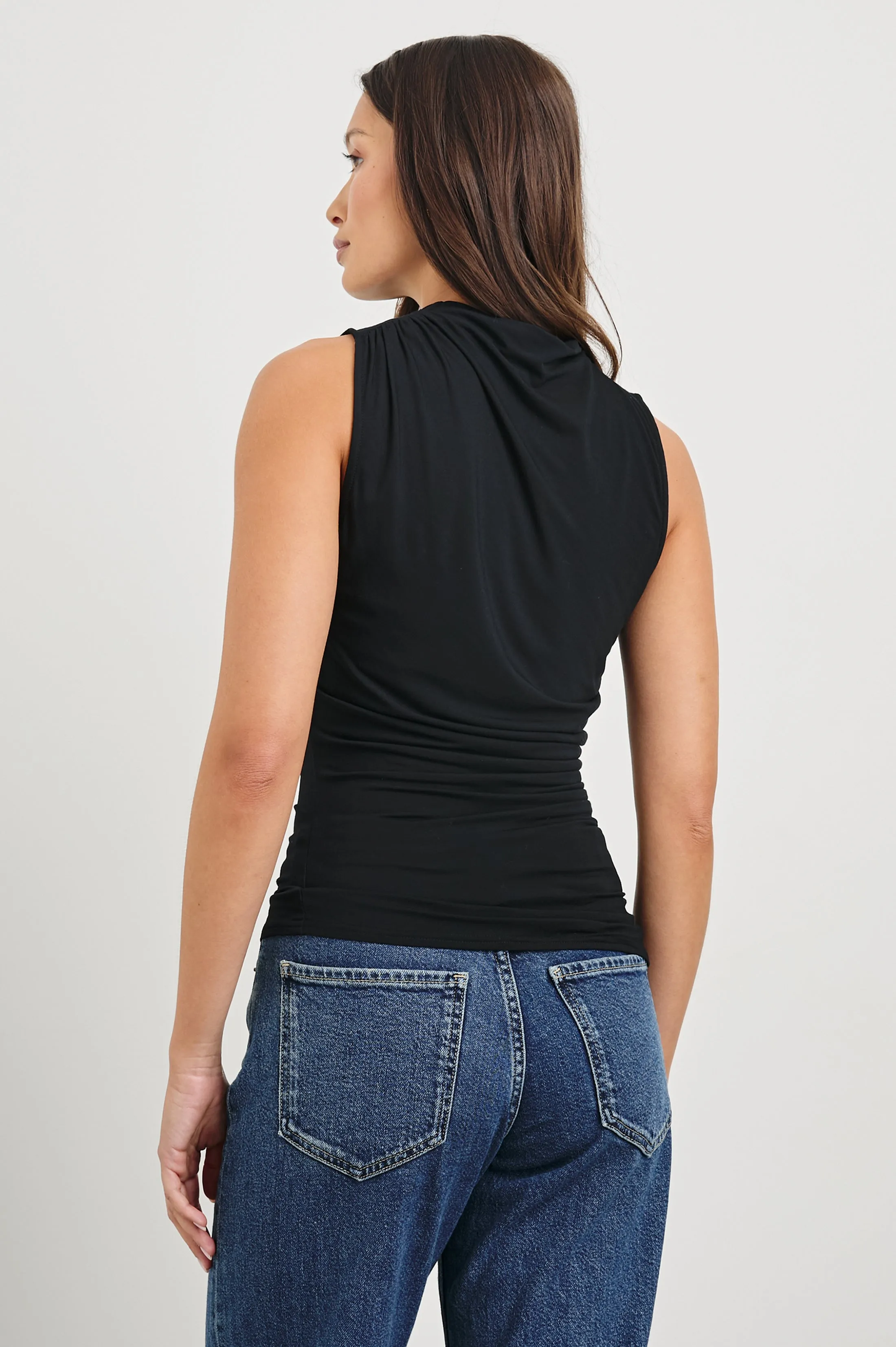 CHRISTEN TOP - BLACK Rails
