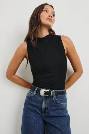 CHRISTEN TOP - BLACK Rails