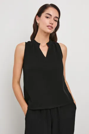 CHRISTY TOP - BLACK Rails