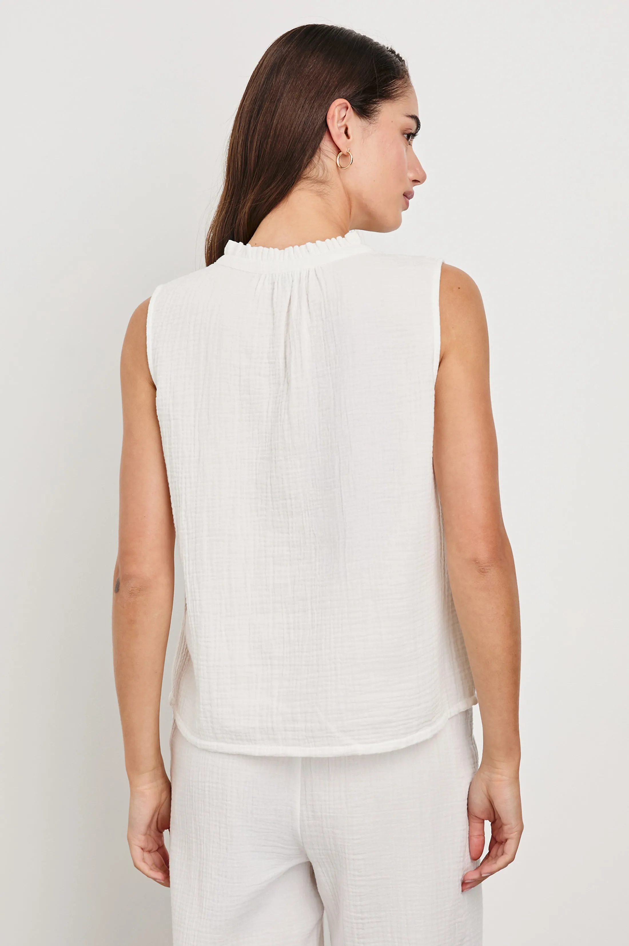 CHRISTY TOP - WHITE Rails