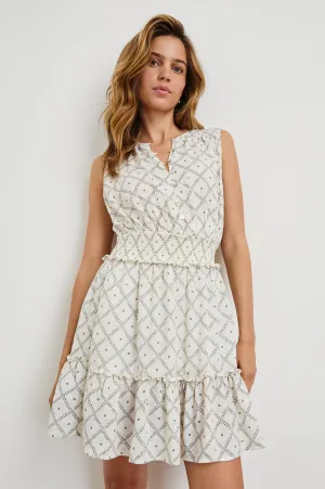CINDY DRESS - IVORY ZANZIBAR Rails
