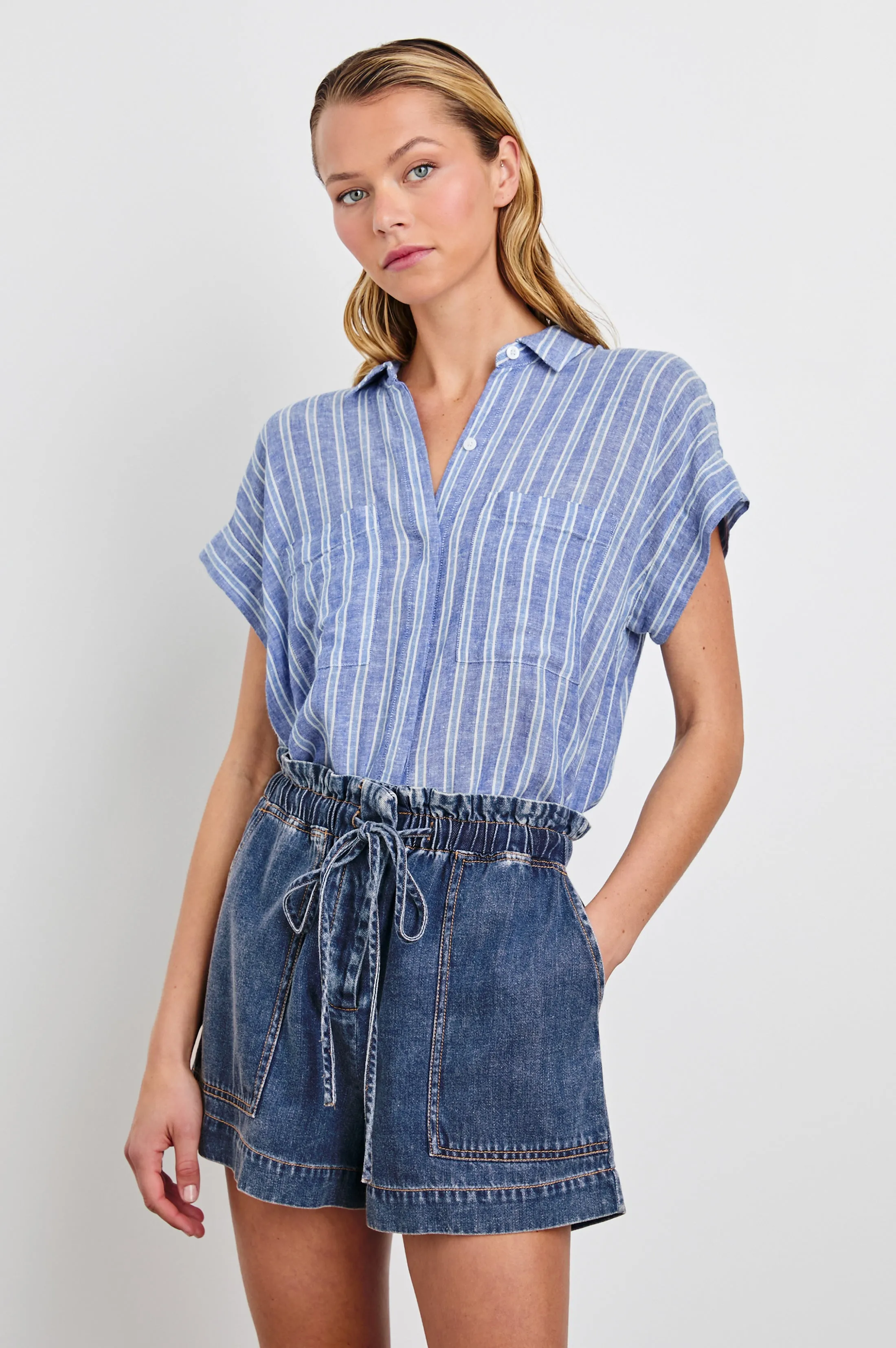 CITO SHIRT - LAKE VIEW STRIPE Rails
