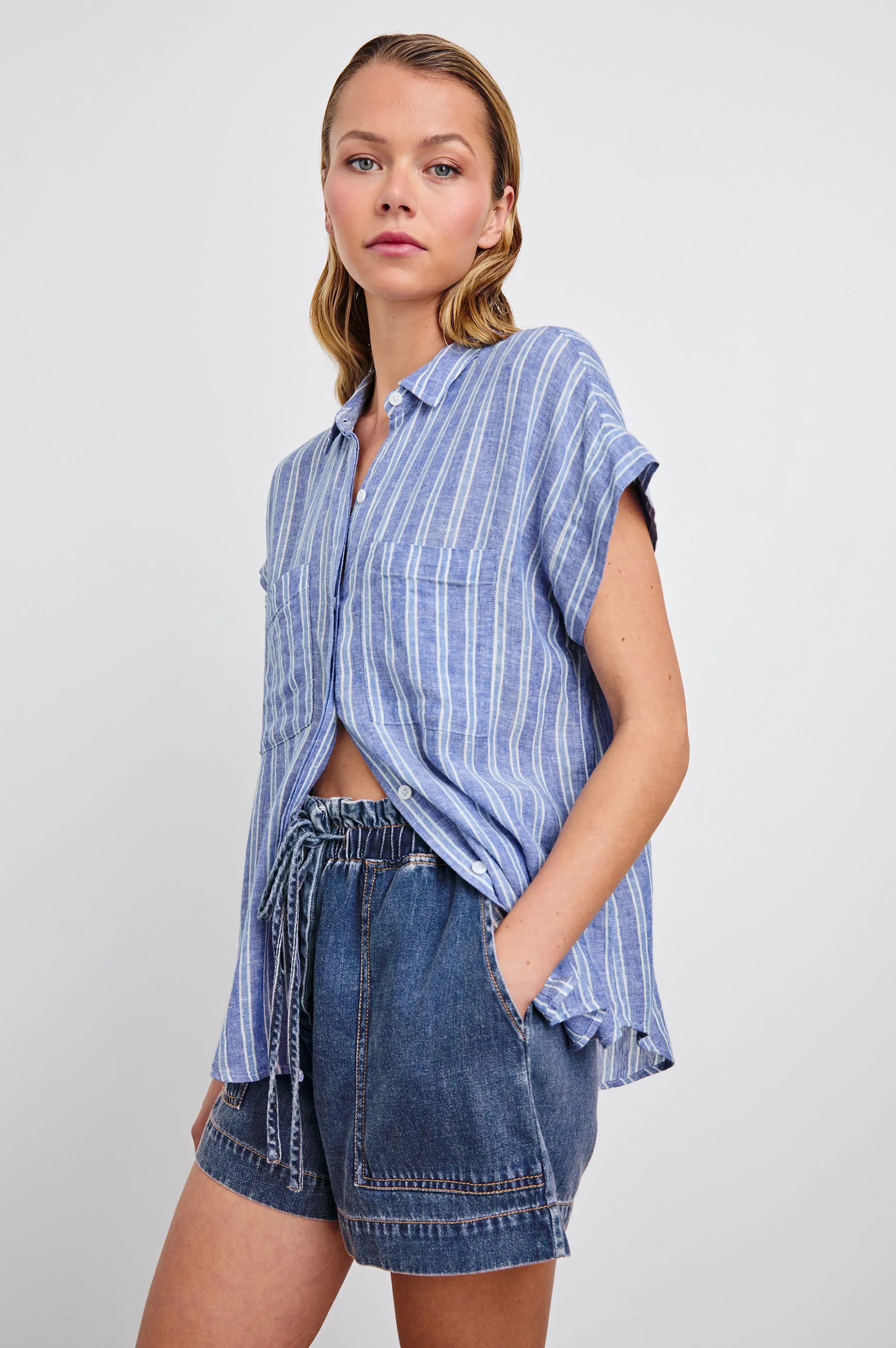 CITO SHIRT - LAKE VIEW STRIPE Rails