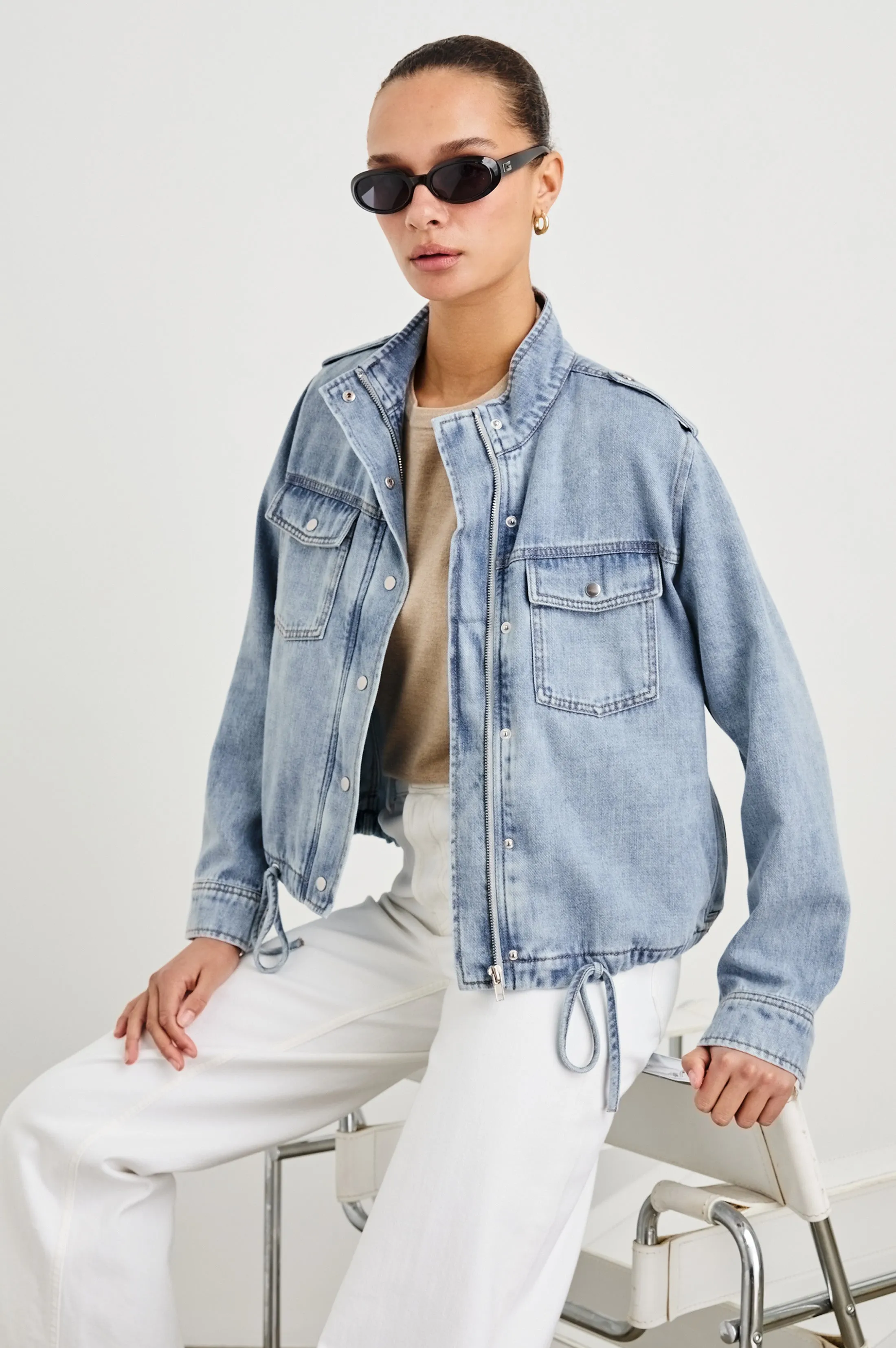 COLLINS JACKET - FADED INDIGO Rails