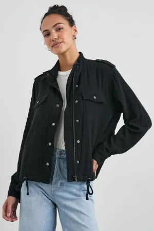 COLLINS JACKET - GAUZE BLACK Rails