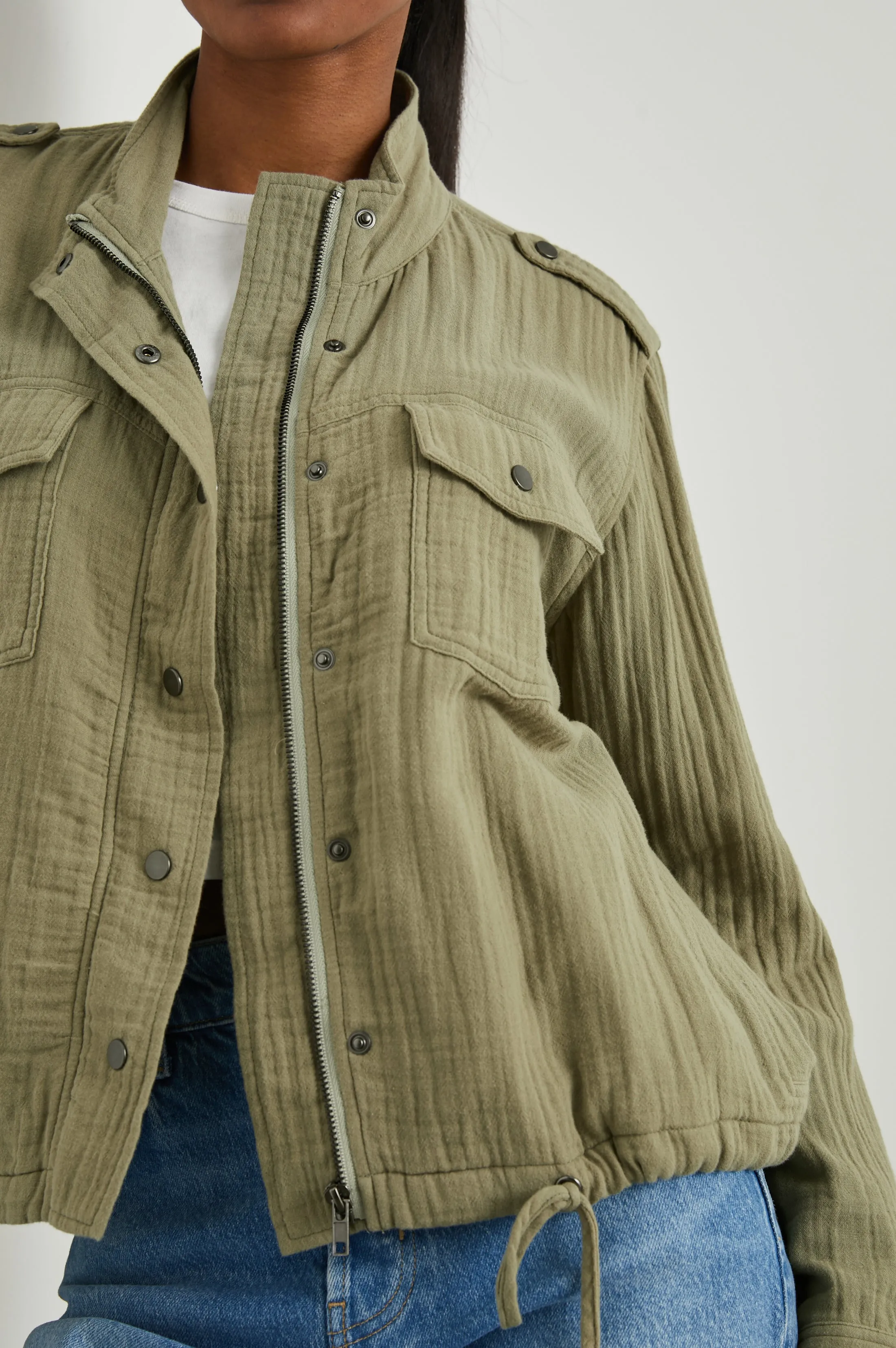 COLLINS JACKET - GAUZE MERMAID Rails
