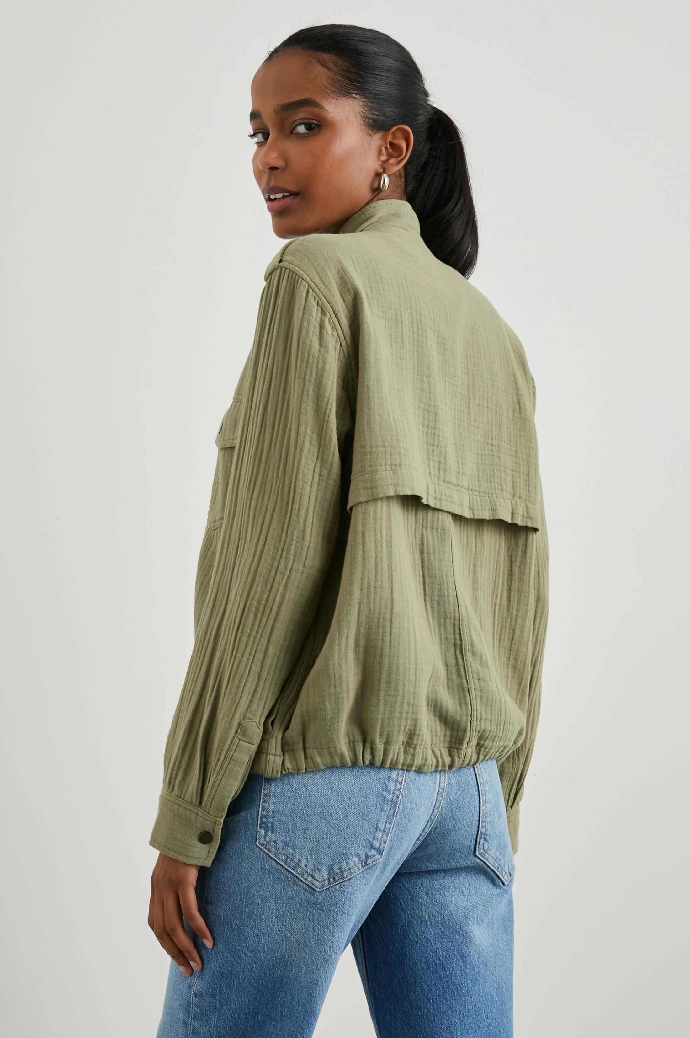 COLLINS JACKET - GAUZE MERMAID Rails