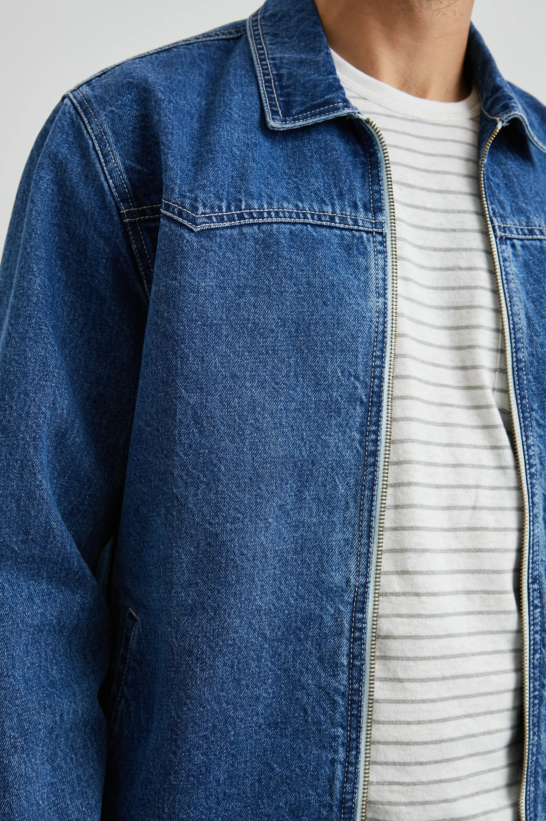 COOKE JACKET - RINSE WASH Rails