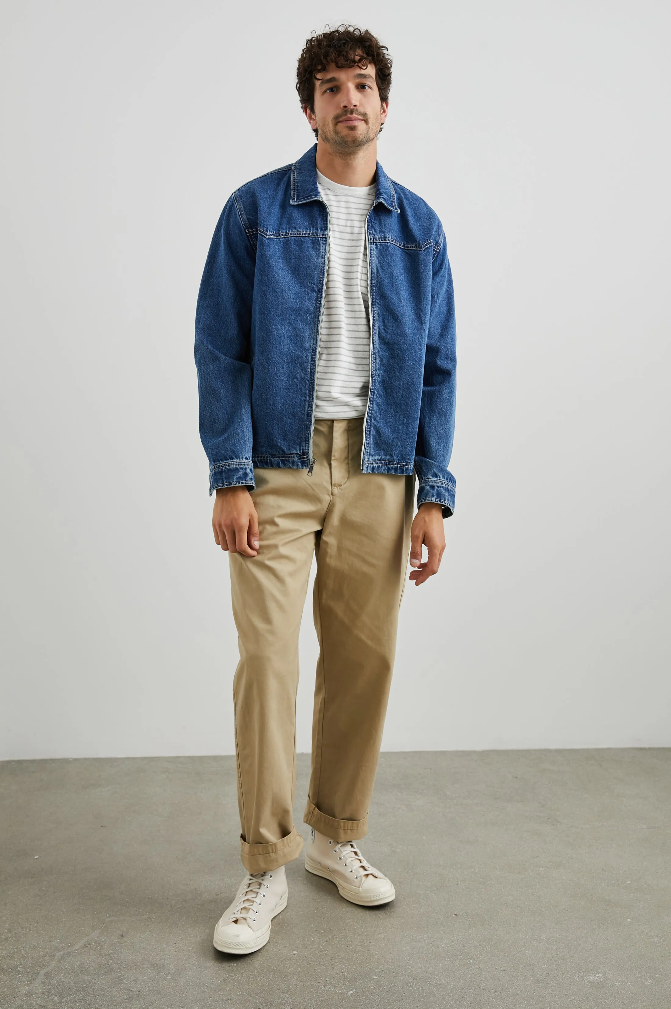 COOKE JACKET - RINSE WASH Rails