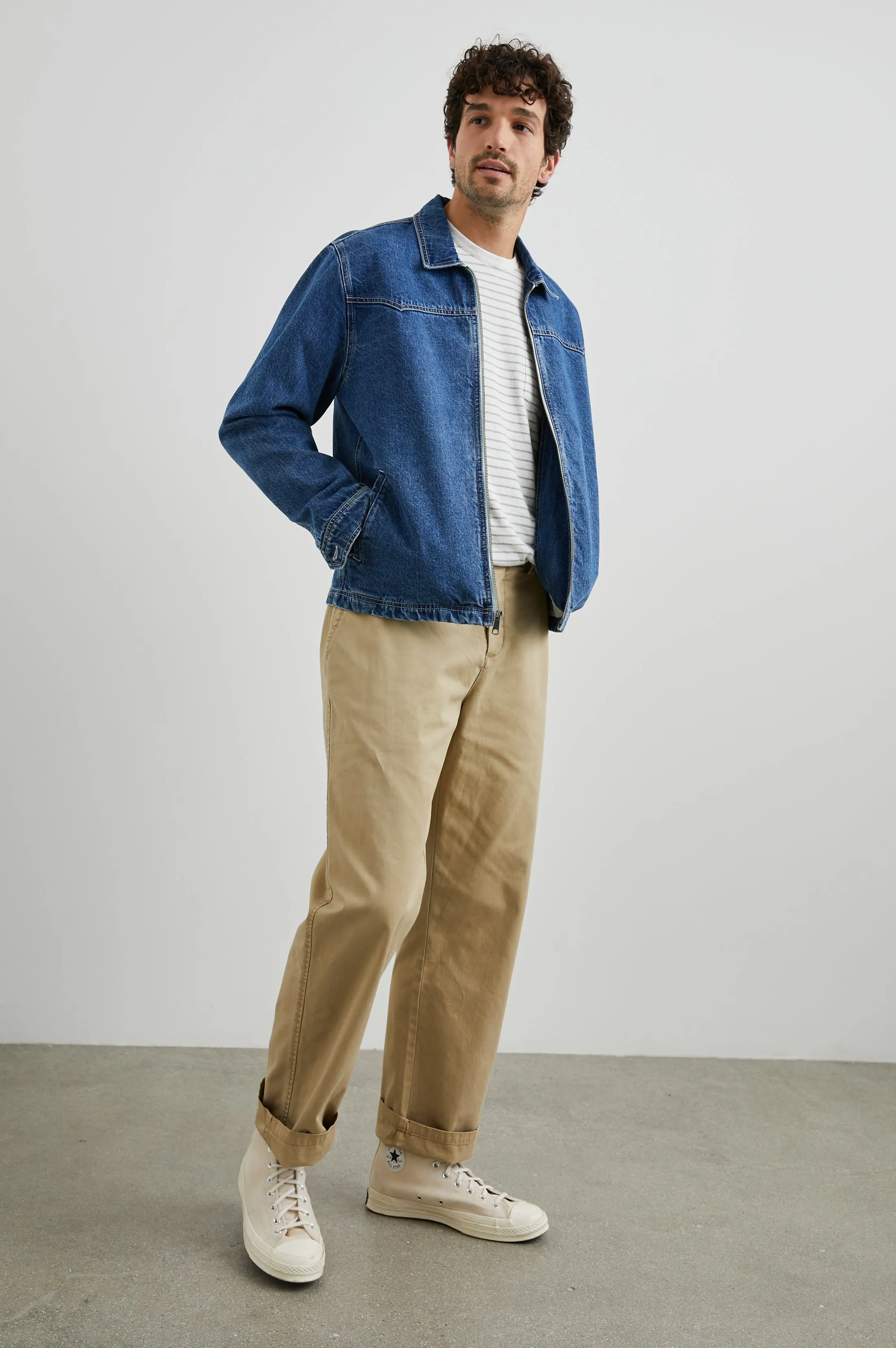 COOKE JACKET - RINSE WASH Rails