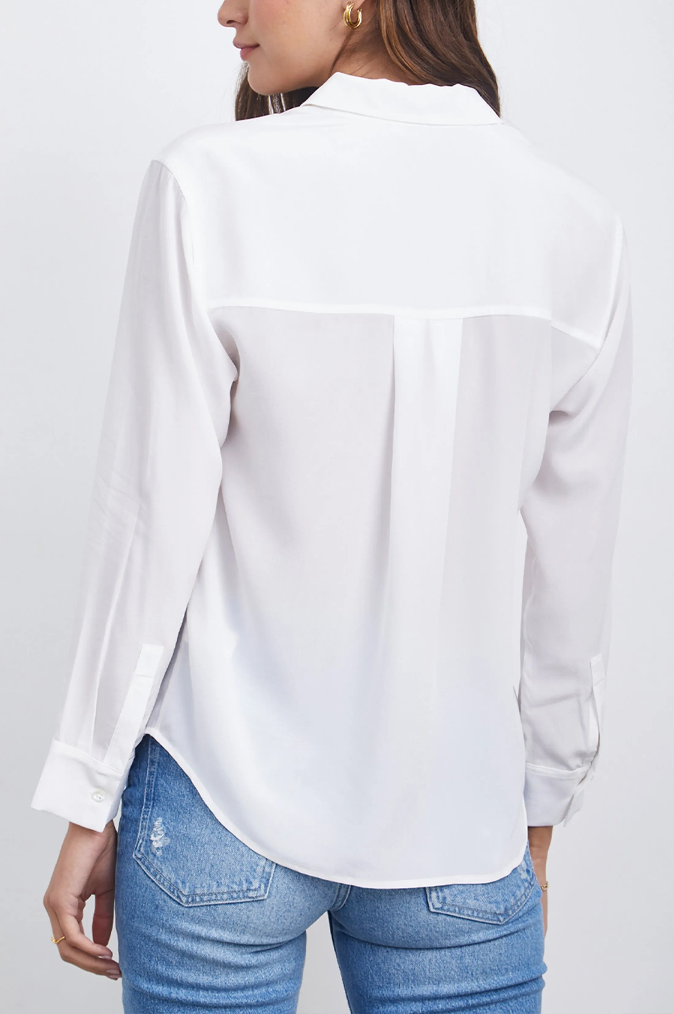 CORI SHIRT - SILK WHITE Rails
