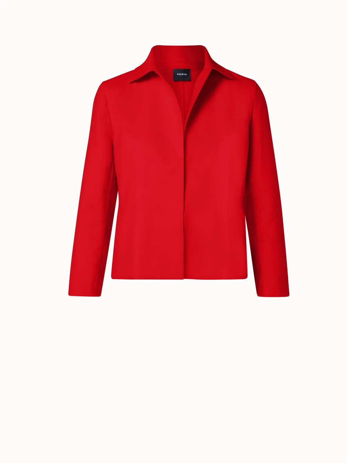 Cotton Silk Double-Face Jacket Akris