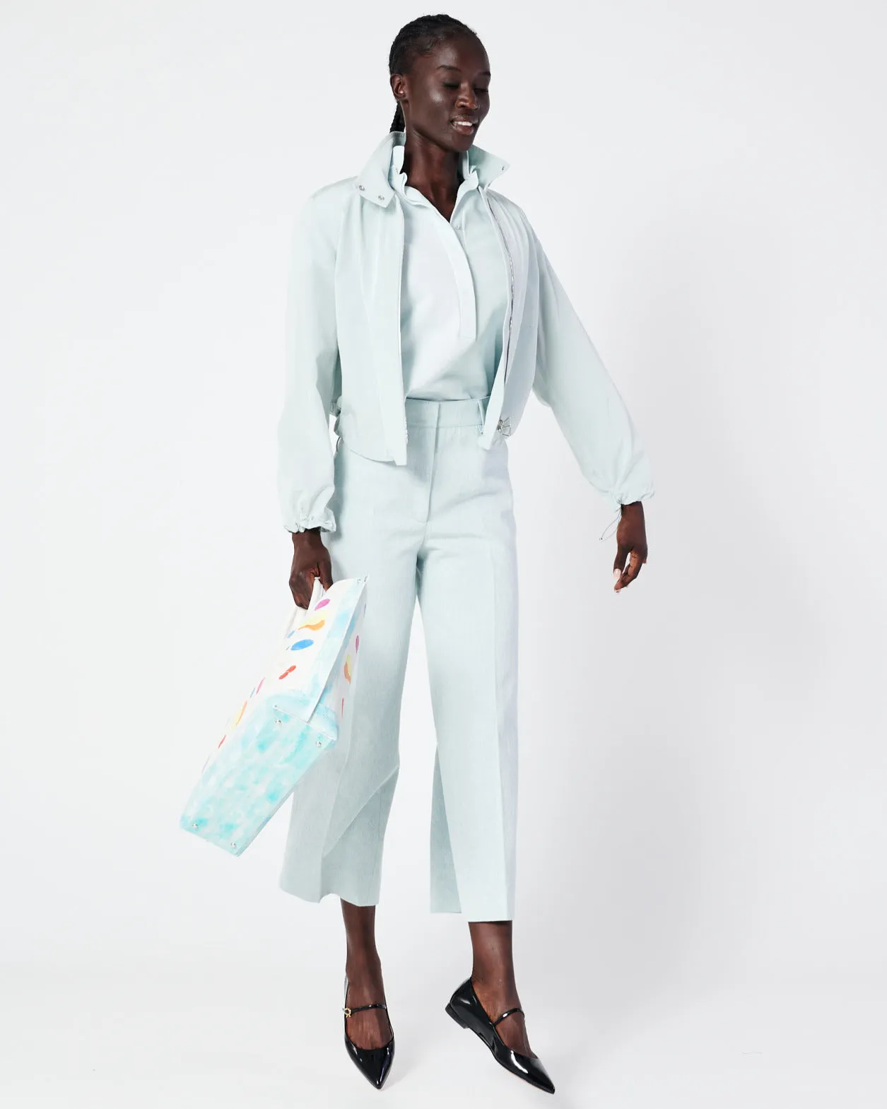Cotton Taffeta Blouson Akris