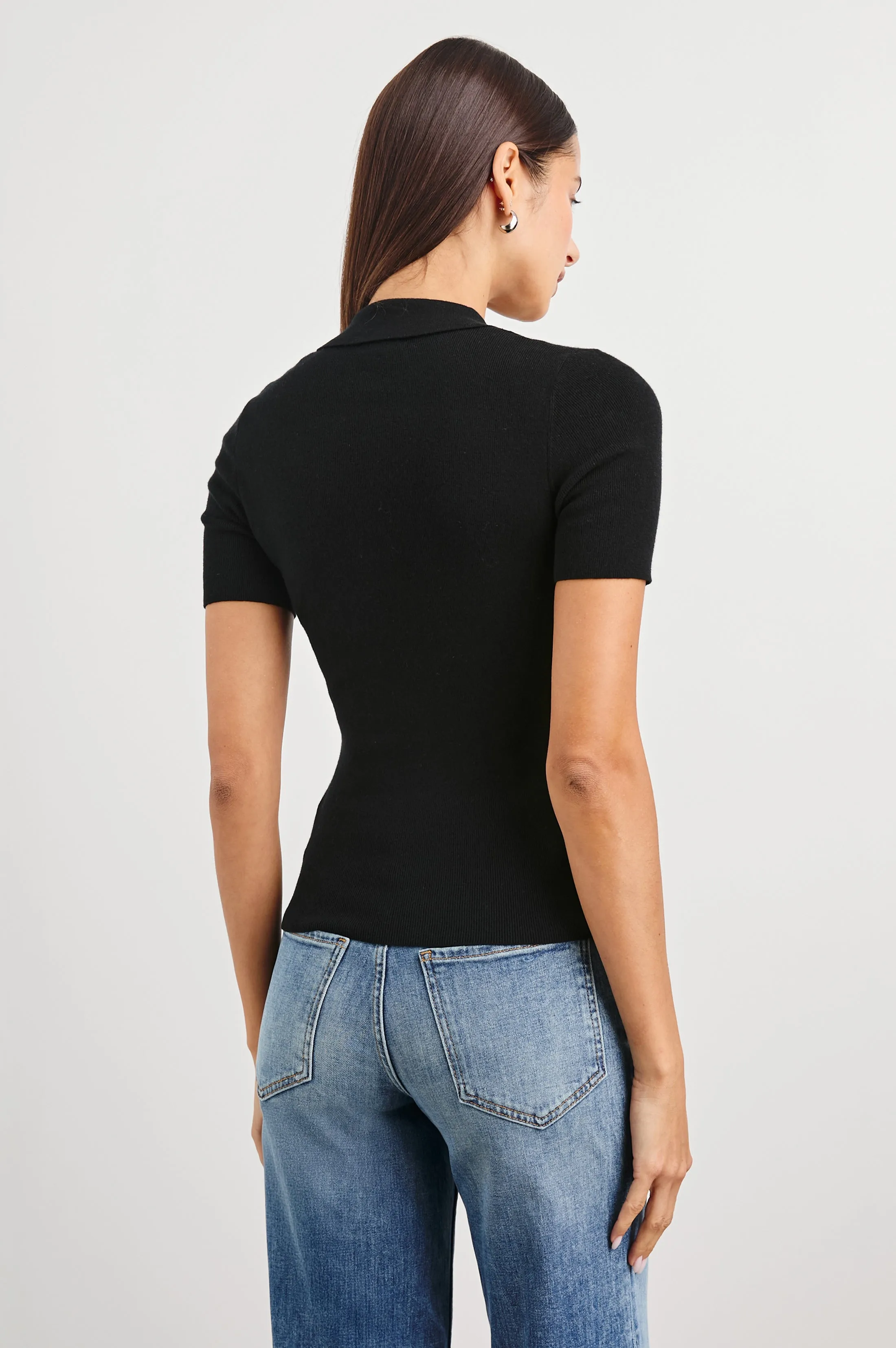 COURT POLO SHIRT - BLACK Rails