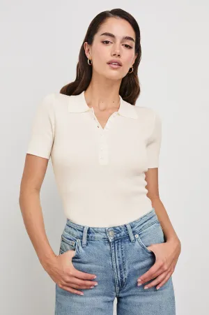 COURT POLO SHIRT - WHITE Rails