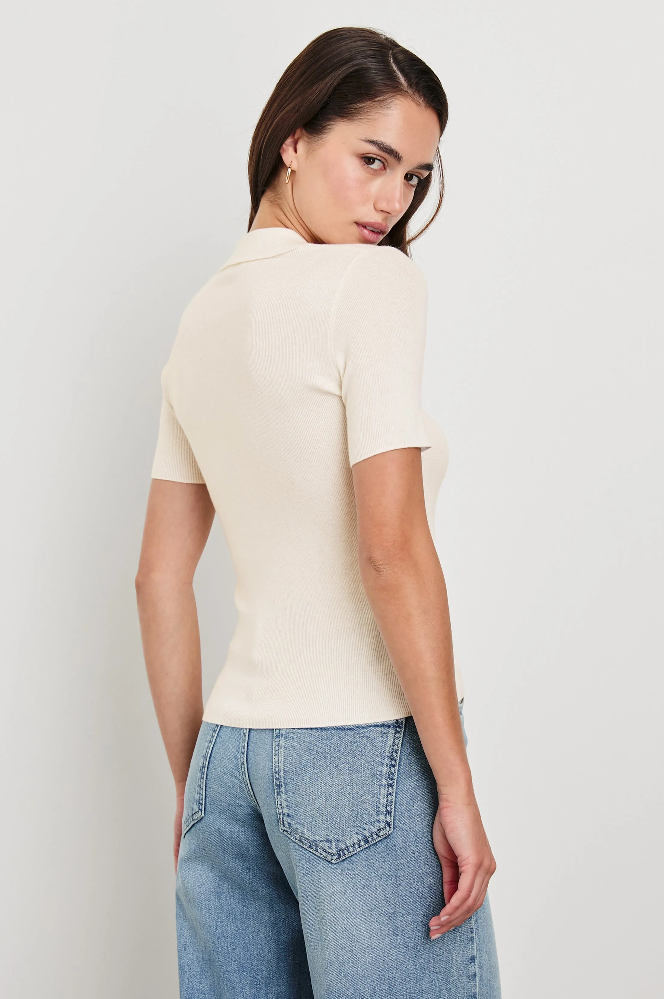 COURT POLO SHIRT - WHITE Rails