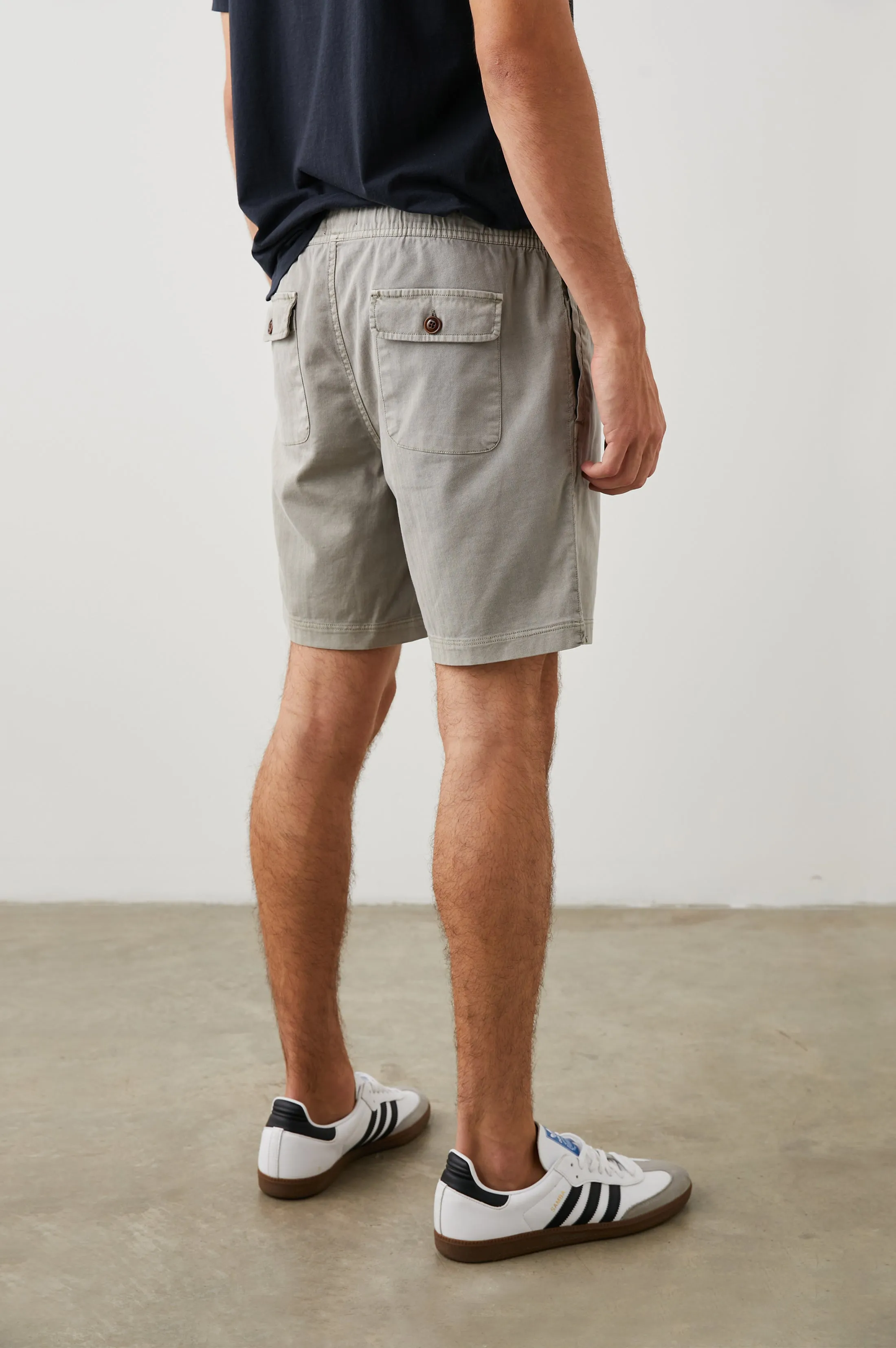 CRUZ SHORT - WASHED GREY Rails