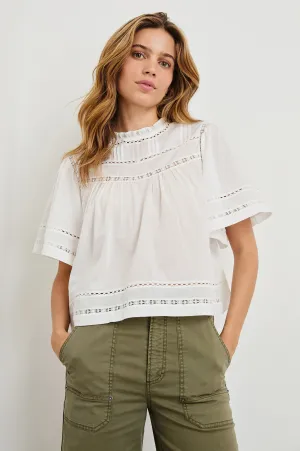 DAISY TOP - WHITE Rails