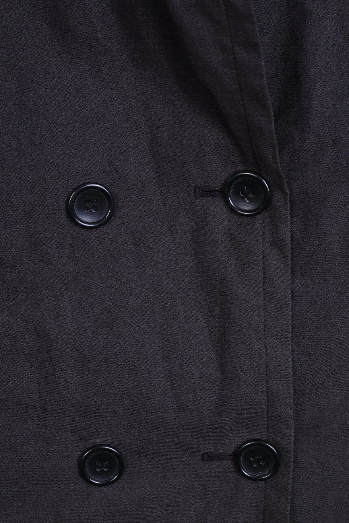 DAMO Womens 12 L Jacket Cotton Dark Grey Double Breasted