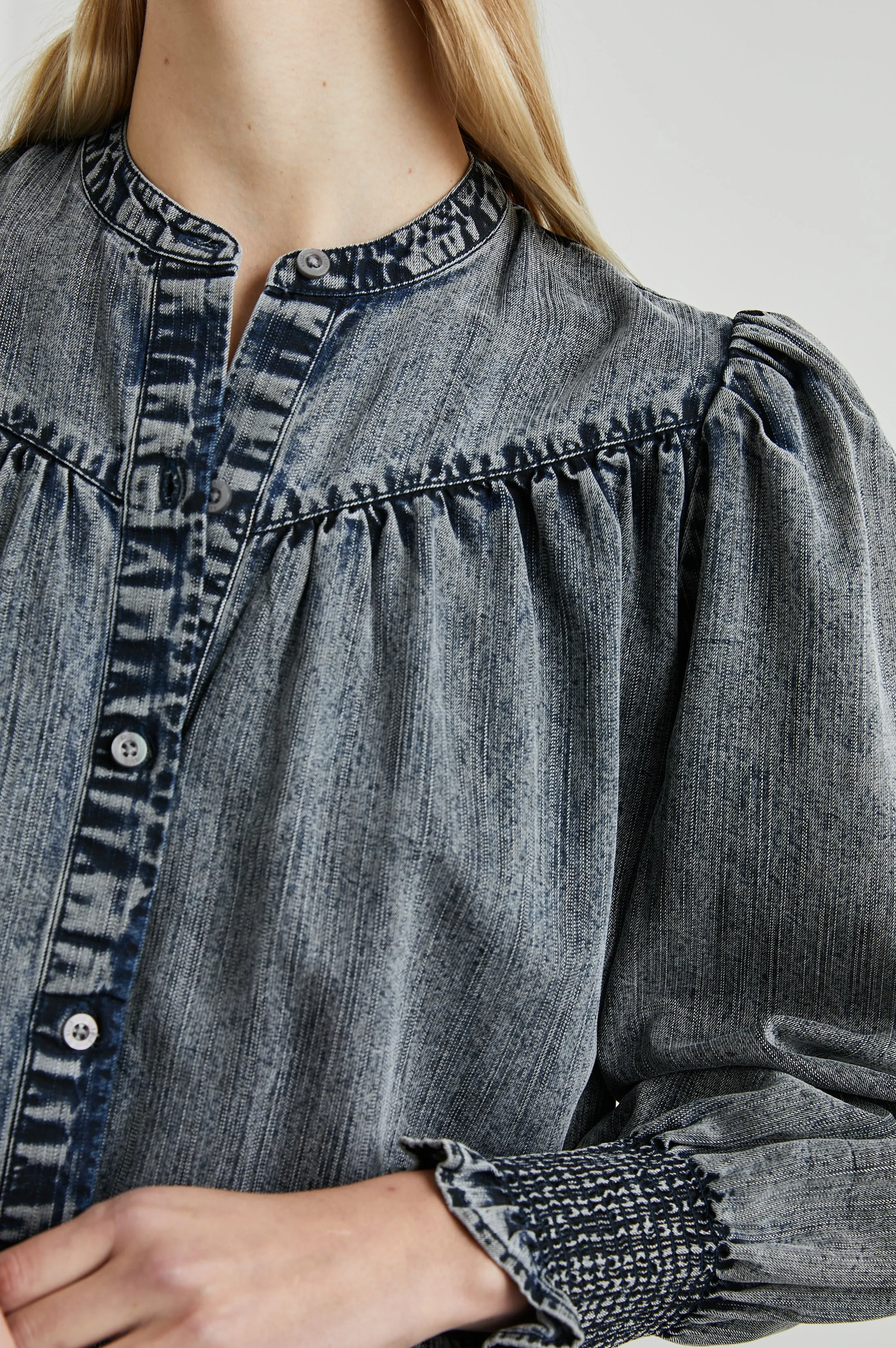 DAPHNE SHIRT - INK WASH Rails