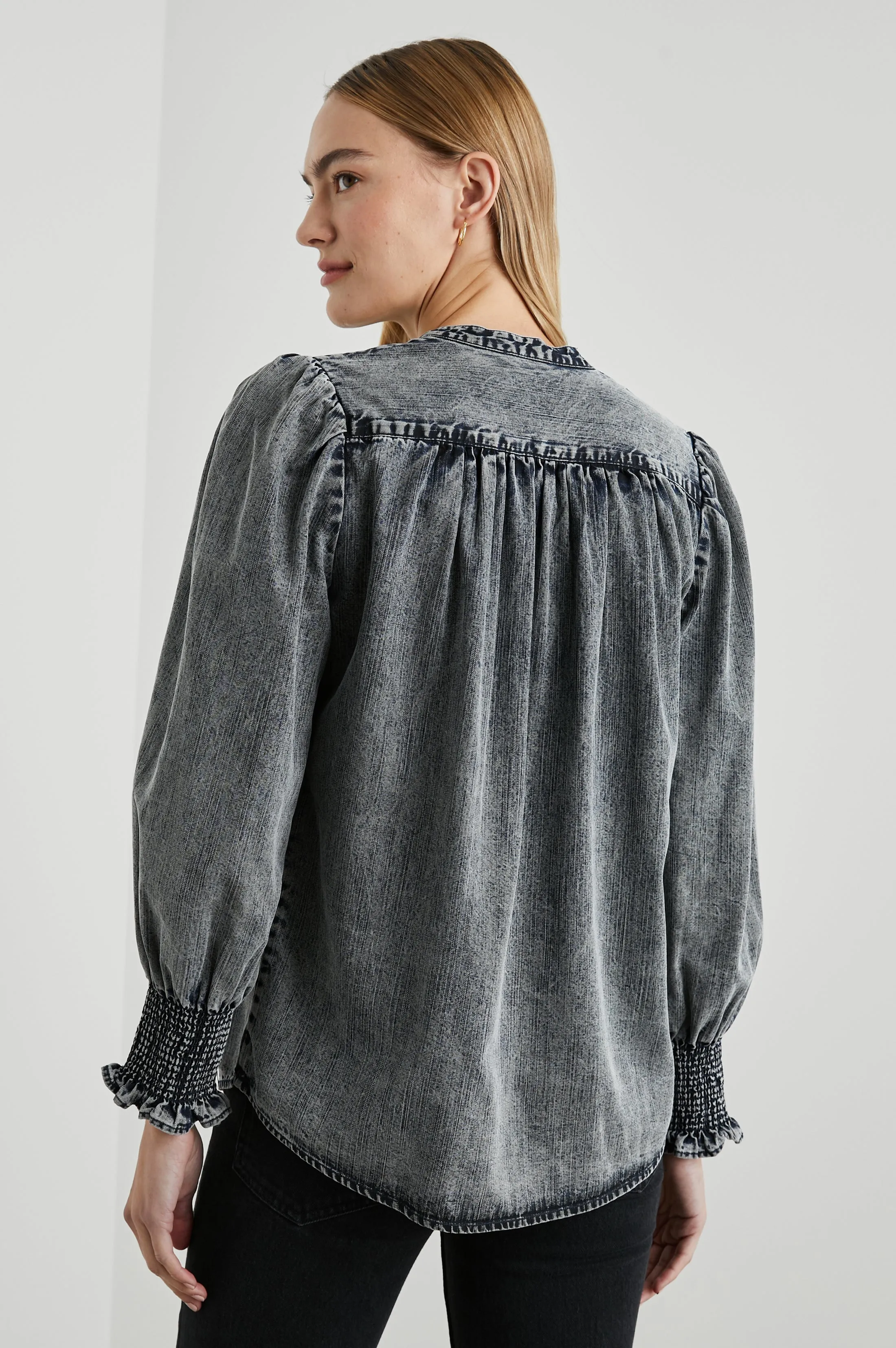 DAPHNE SHIRT - INK WASH Rails
