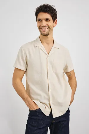 DAVIS SHIRT - NOUGAT Rails