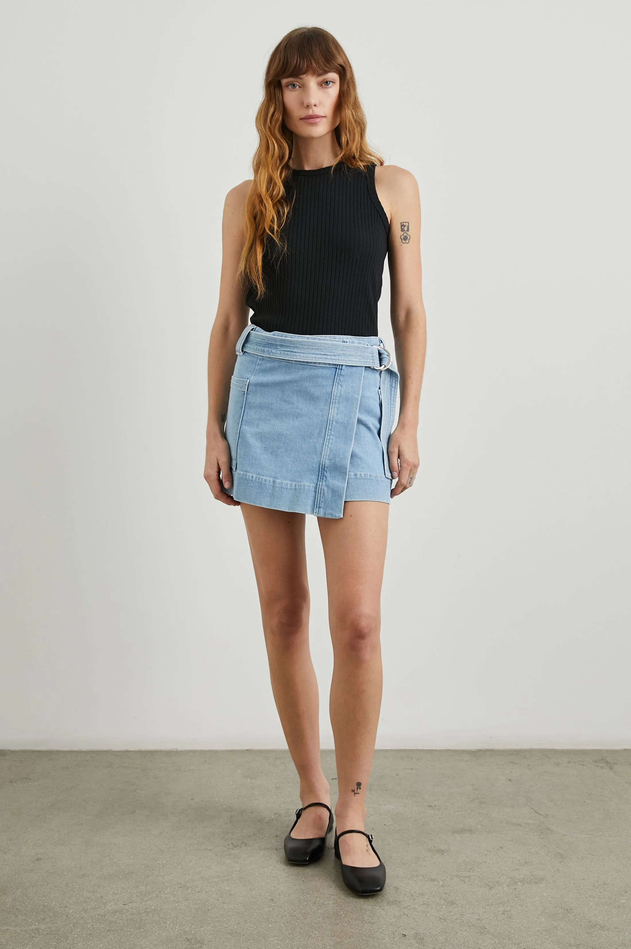DEANNA SKIRT - BLUE MIST Rails