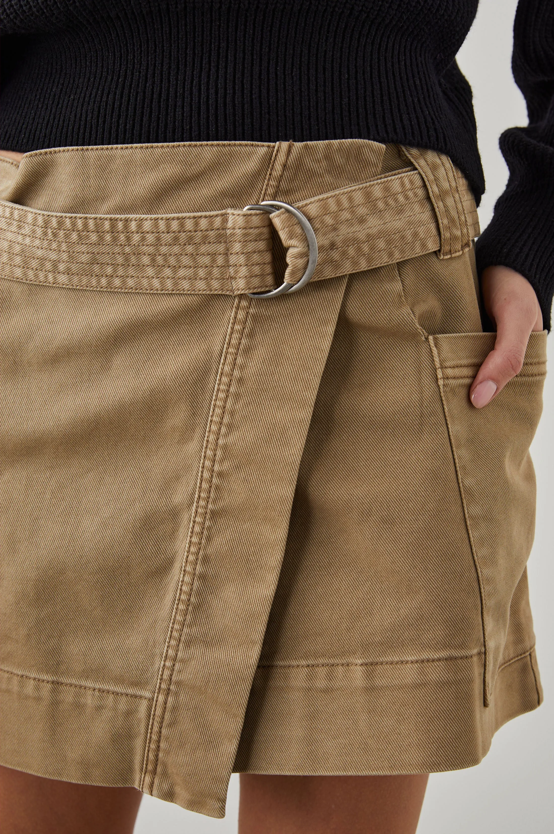 DEANNA SKIRT - BROWN OLIVE Rails