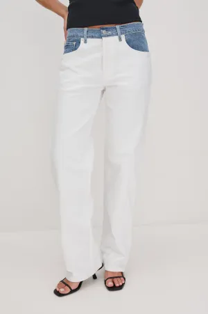 DEL MAR BOYFRIEND - SKIPPER WHITE Rails