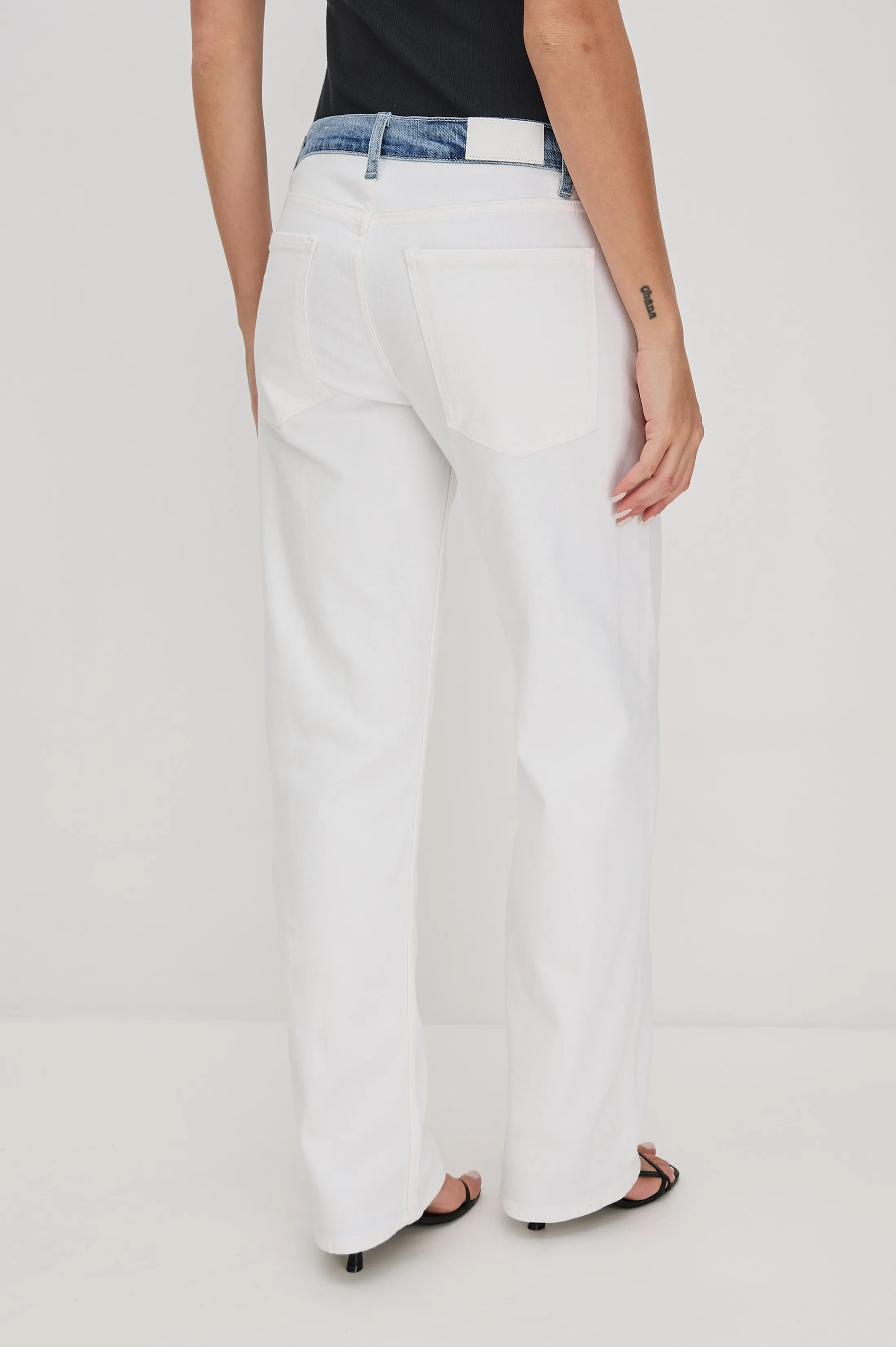 DEL MAR BOYFRIEND - SKIPPER WHITE Rails