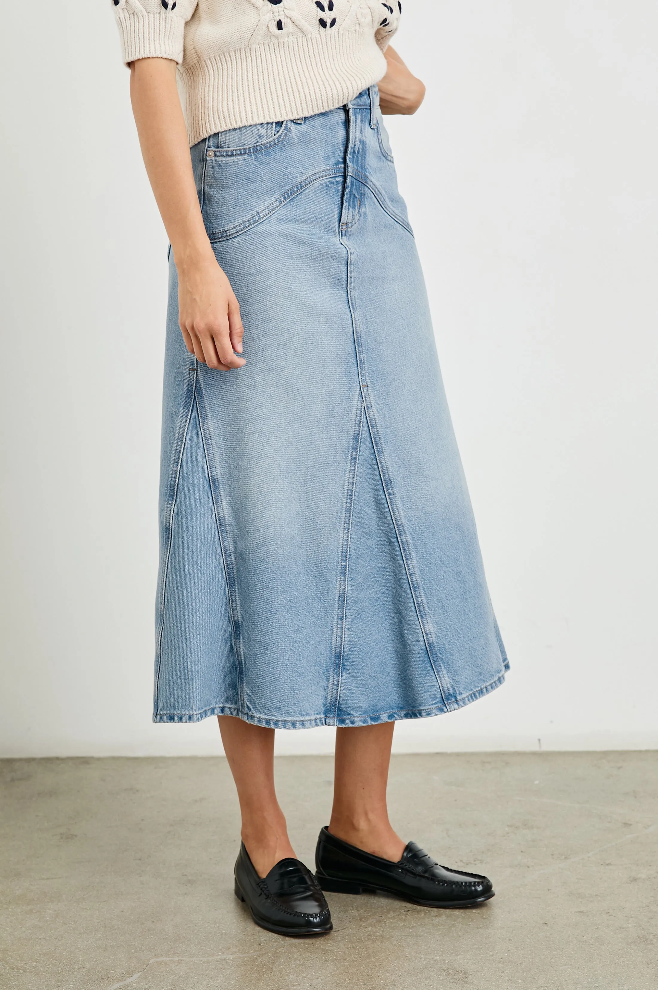 DEL REY SKIRT - ORIGINAL BLUE Rails