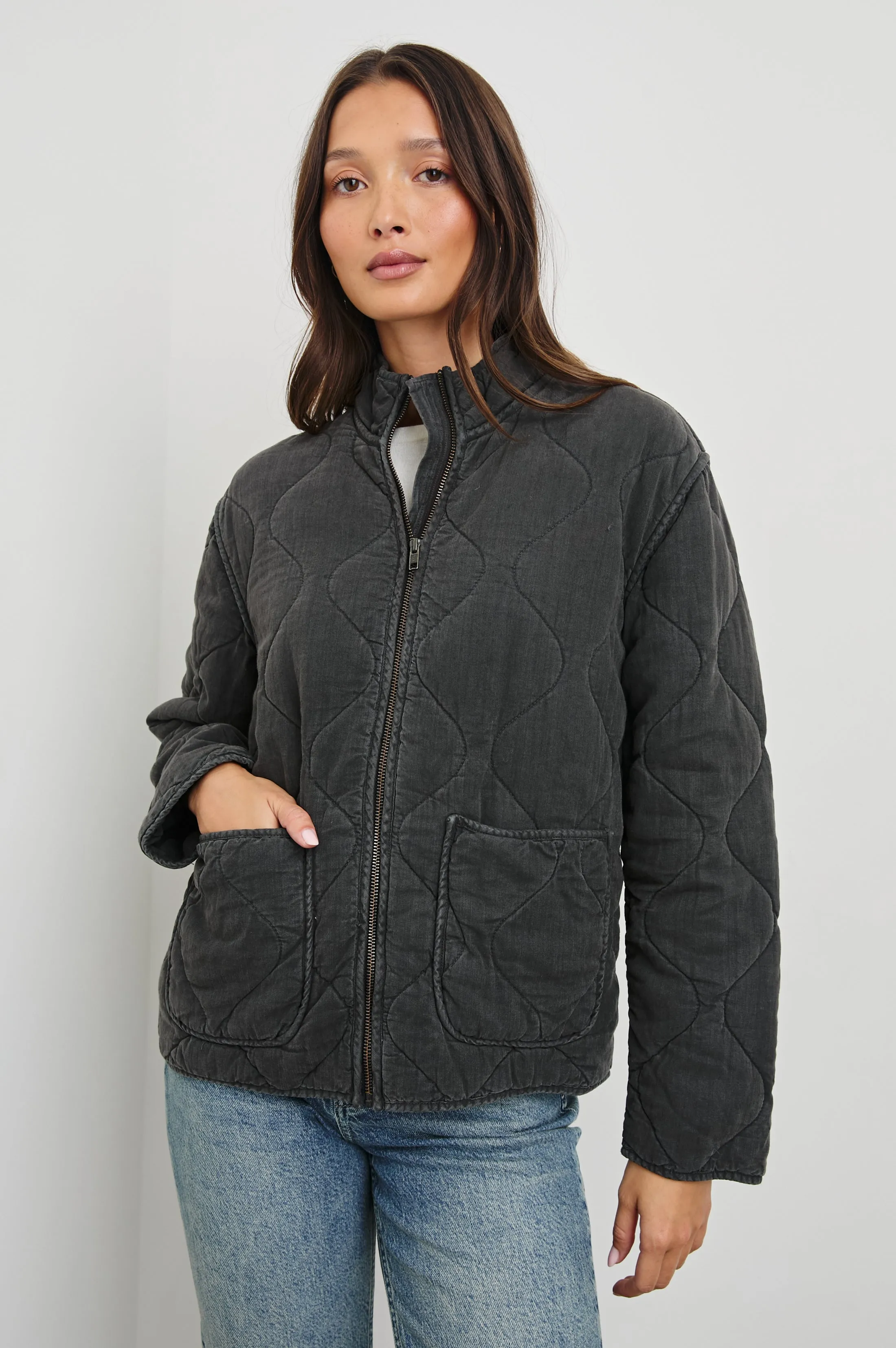 DENVER JACKET - FADED BLACK Rails