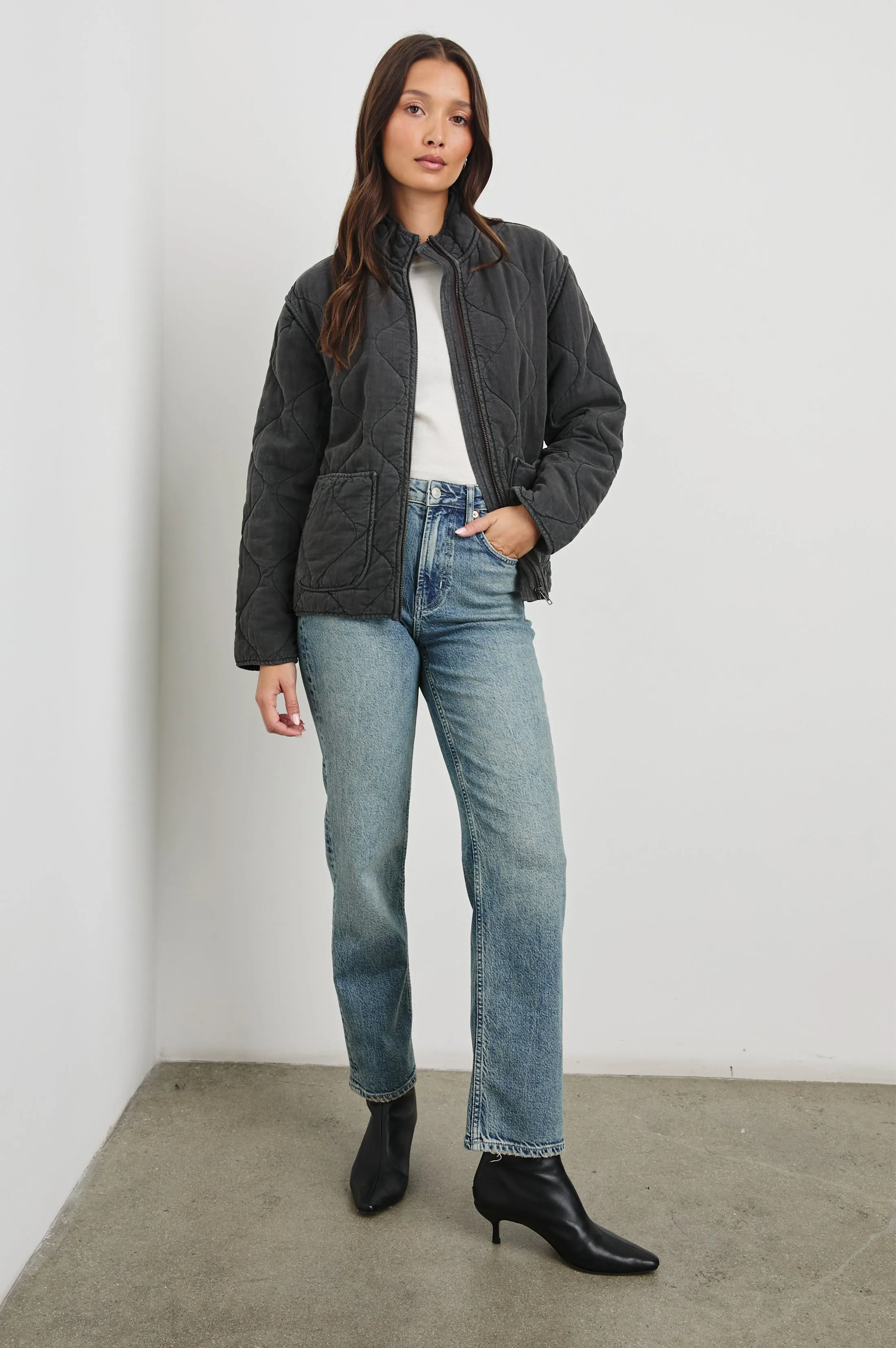 DENVER JACKET - FADED BLACK Rails