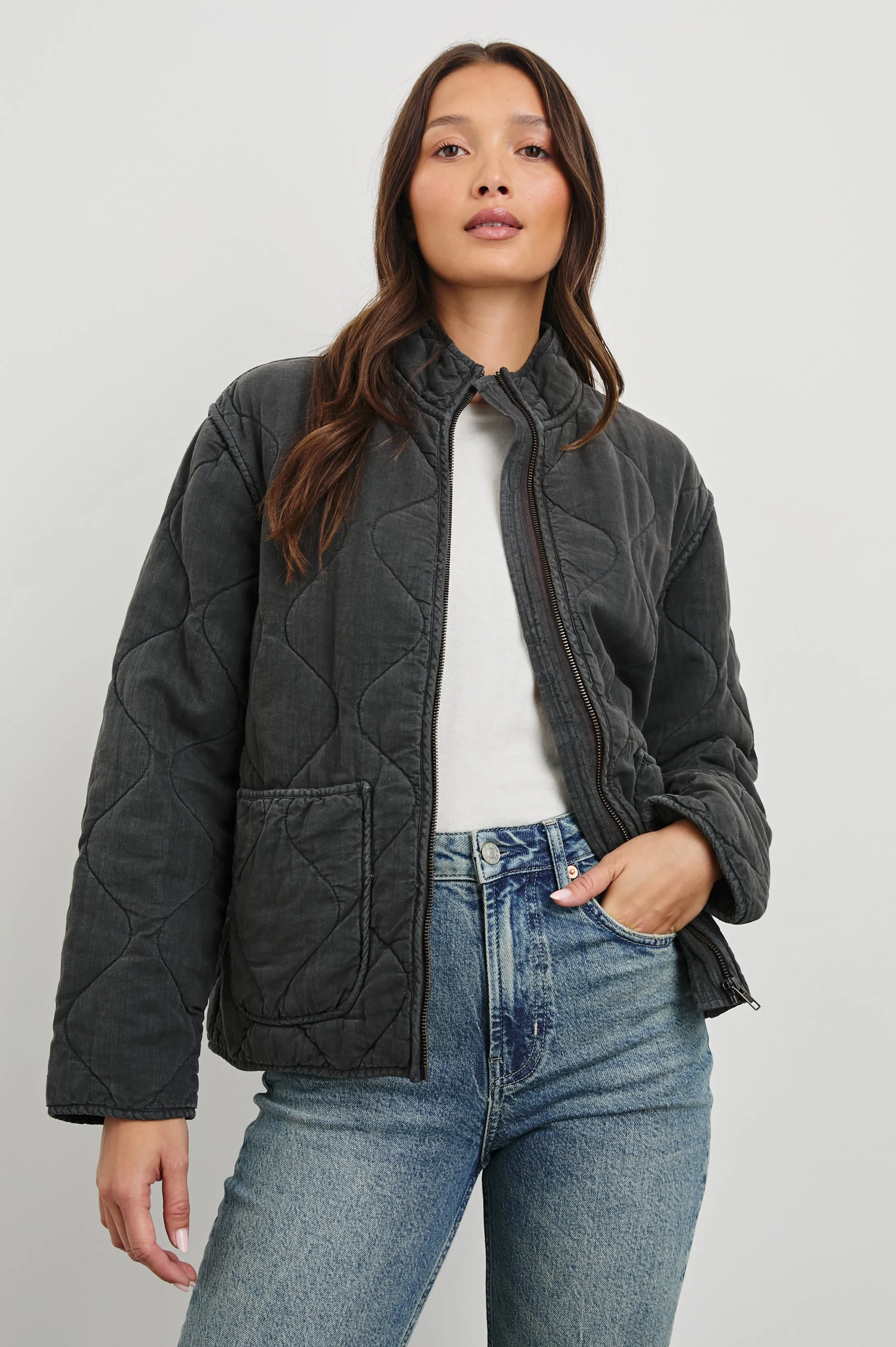 DENVER JACKET - FADED BLACK Rails