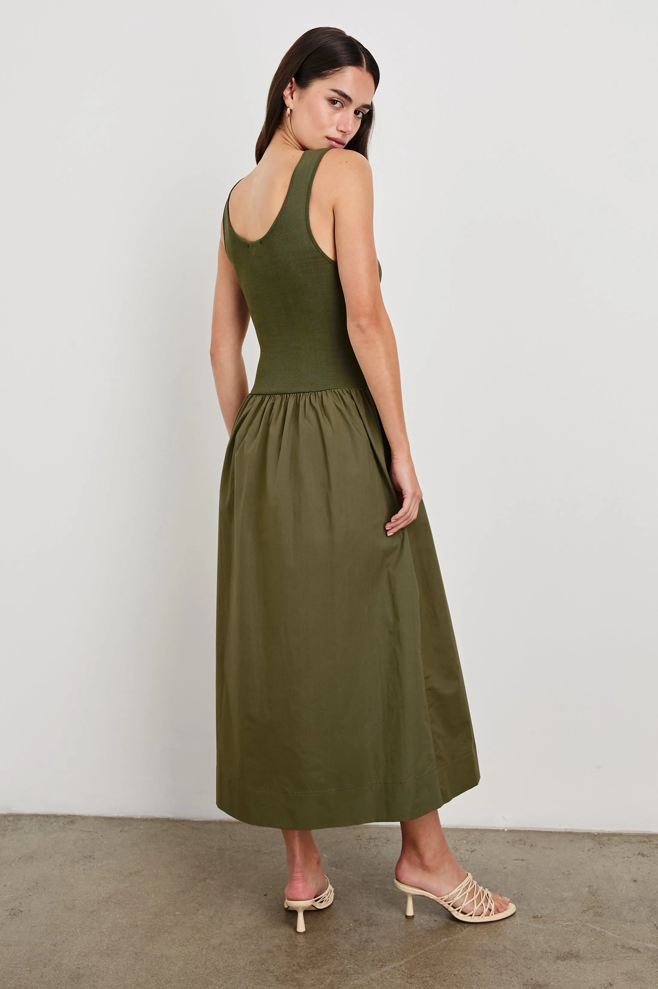DIA DRESS - OLIVE Rails
