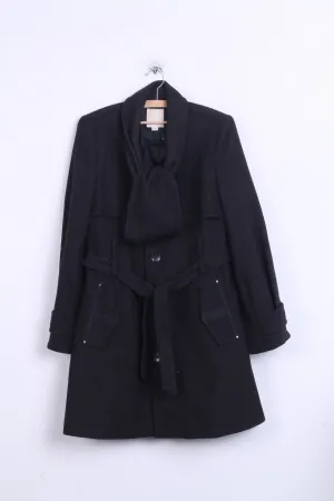 Diesel Womens S Jacket Single Breasted Black Wool