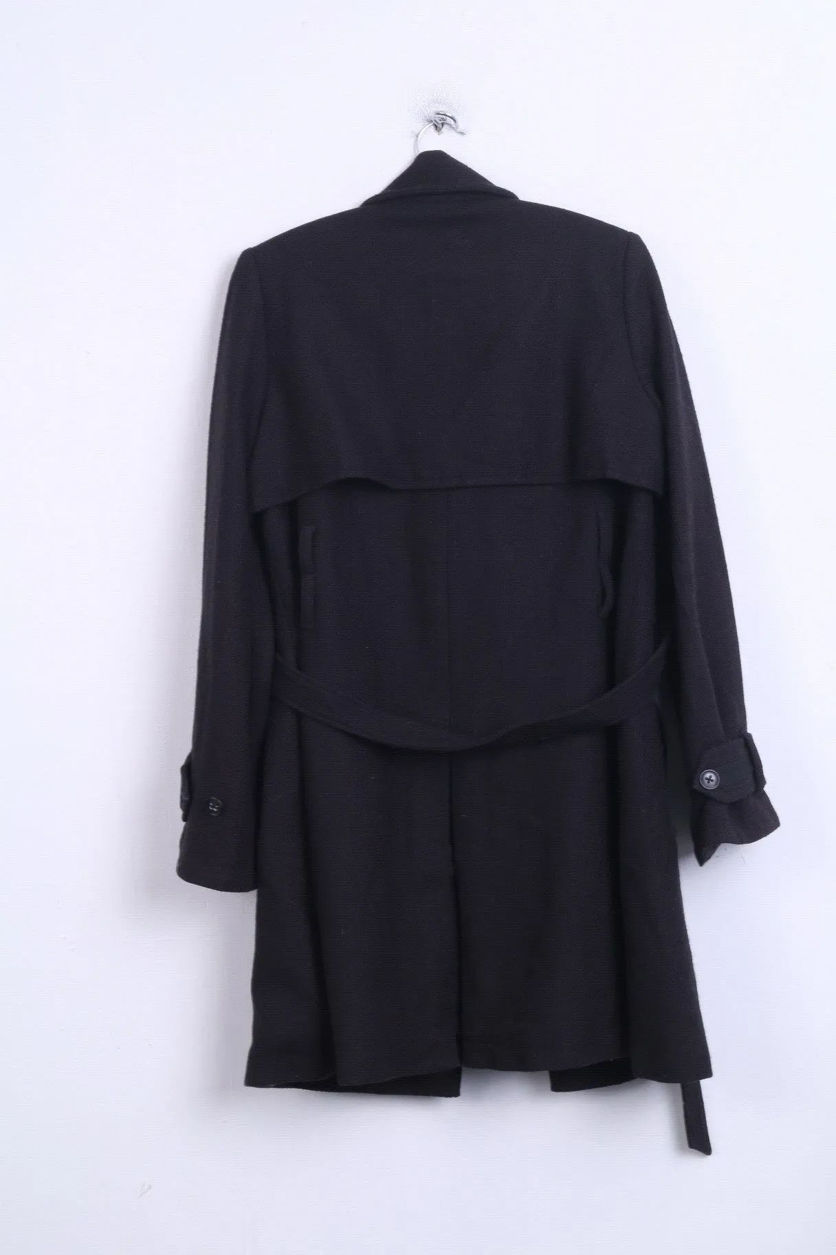 Diesel Womens S Jacket Single Breasted Black Wool