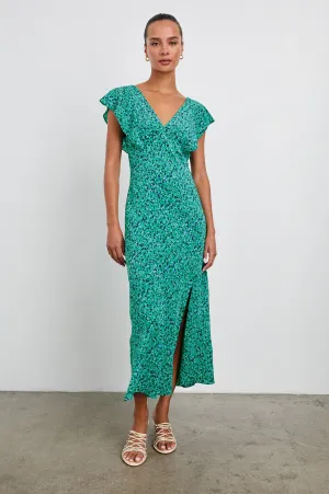 DINA DRESS - GREEN SPECKLED Rails