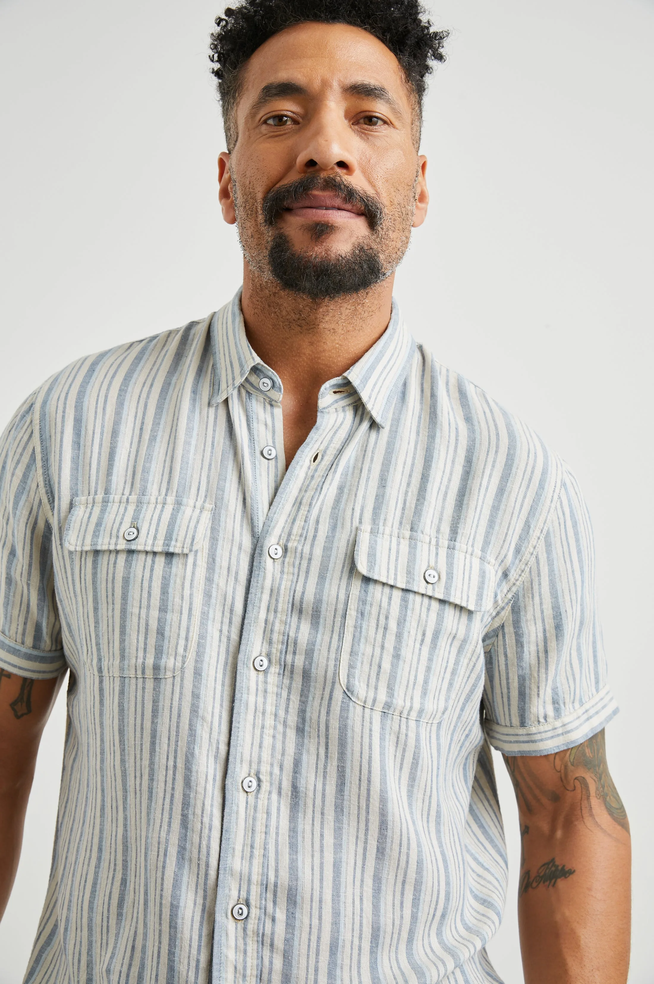 DONNIE SHIRT - BLUE CAP RANGE Rails