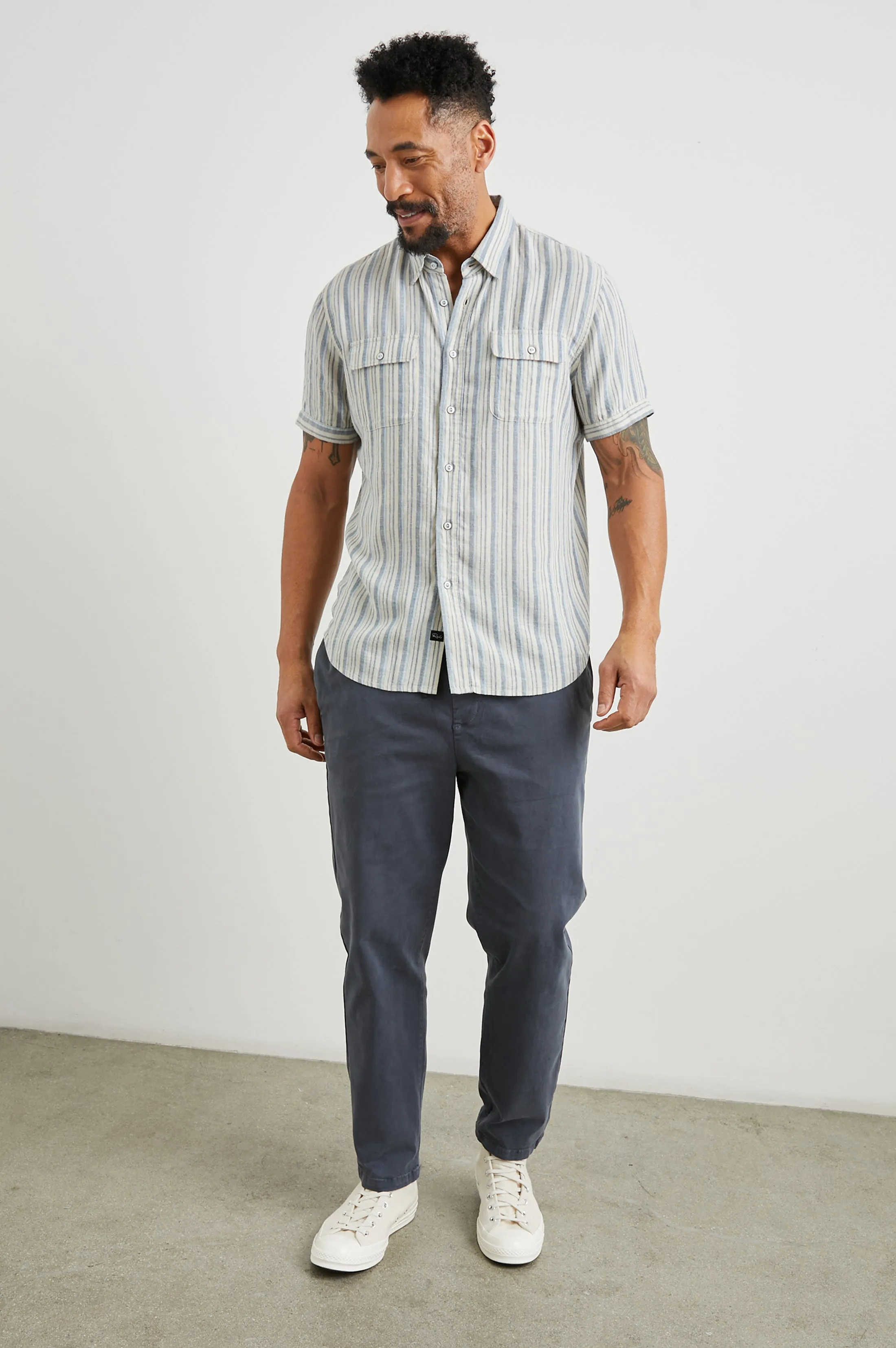 DONNIE SHIRT - BLUE CAP RANGE Rails