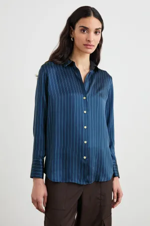 DORIAN SHIRT - ARCTIC STRIPE Rails