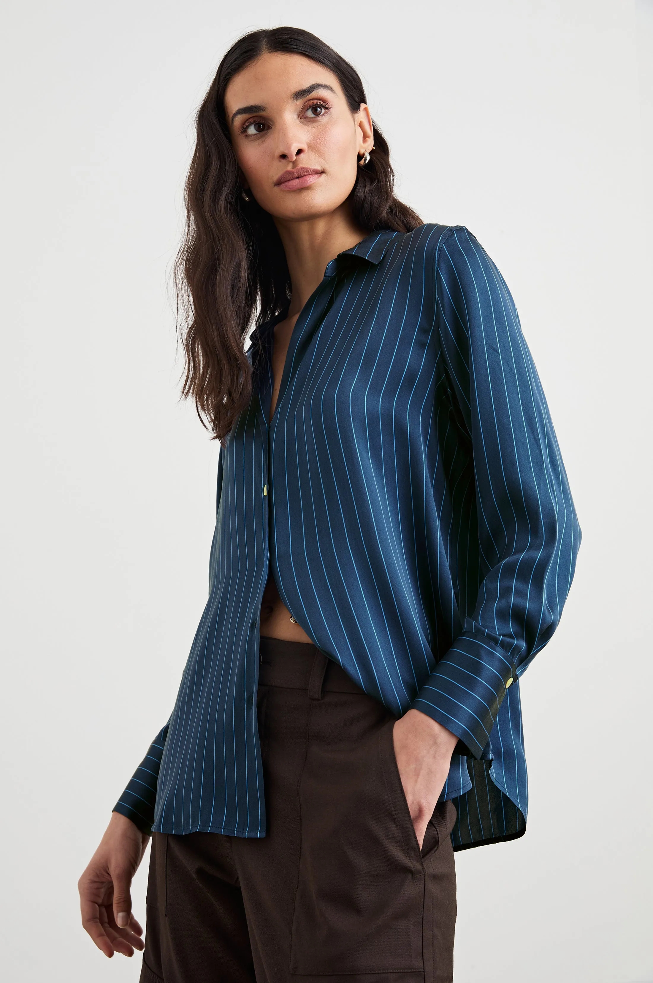 DORIAN SHIRT - ARCTIC STRIPE Rails