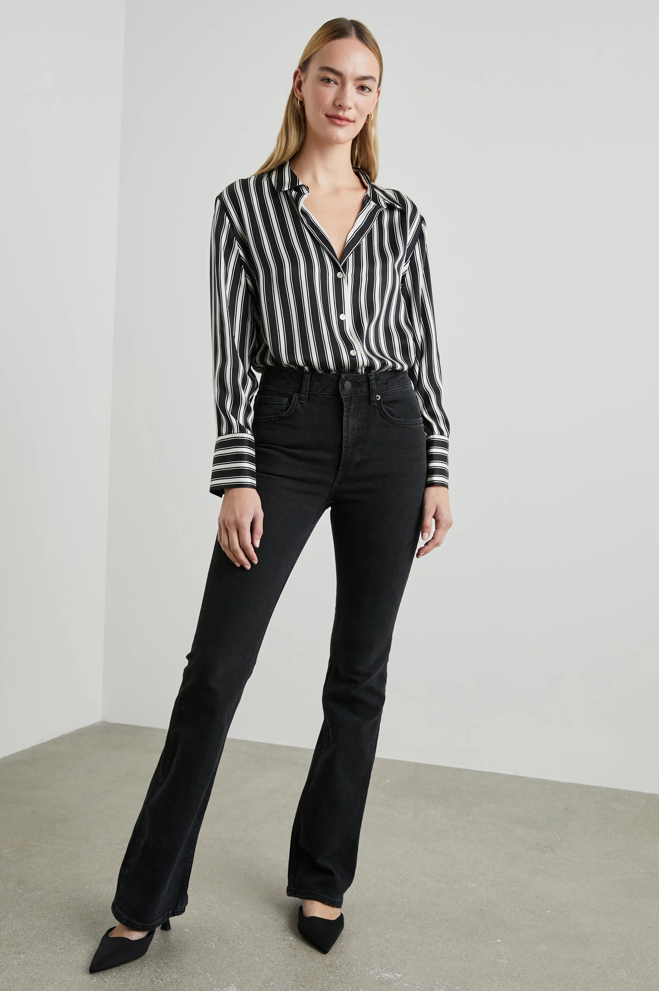 DORIAN SHIRT - MELROSE STRIPE Rails