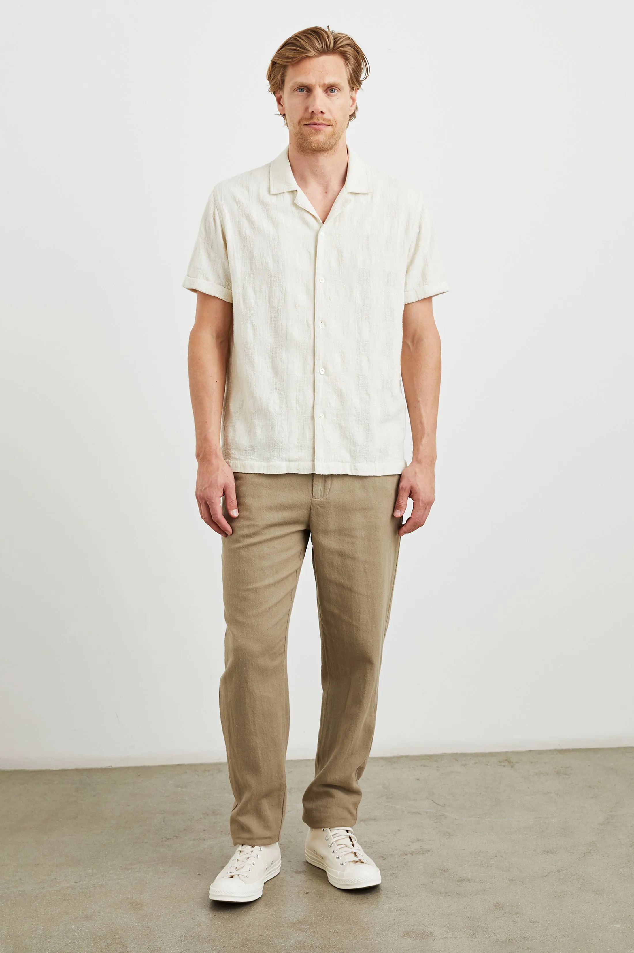 DRESDEN SHIRT - PARCHMENT Rails