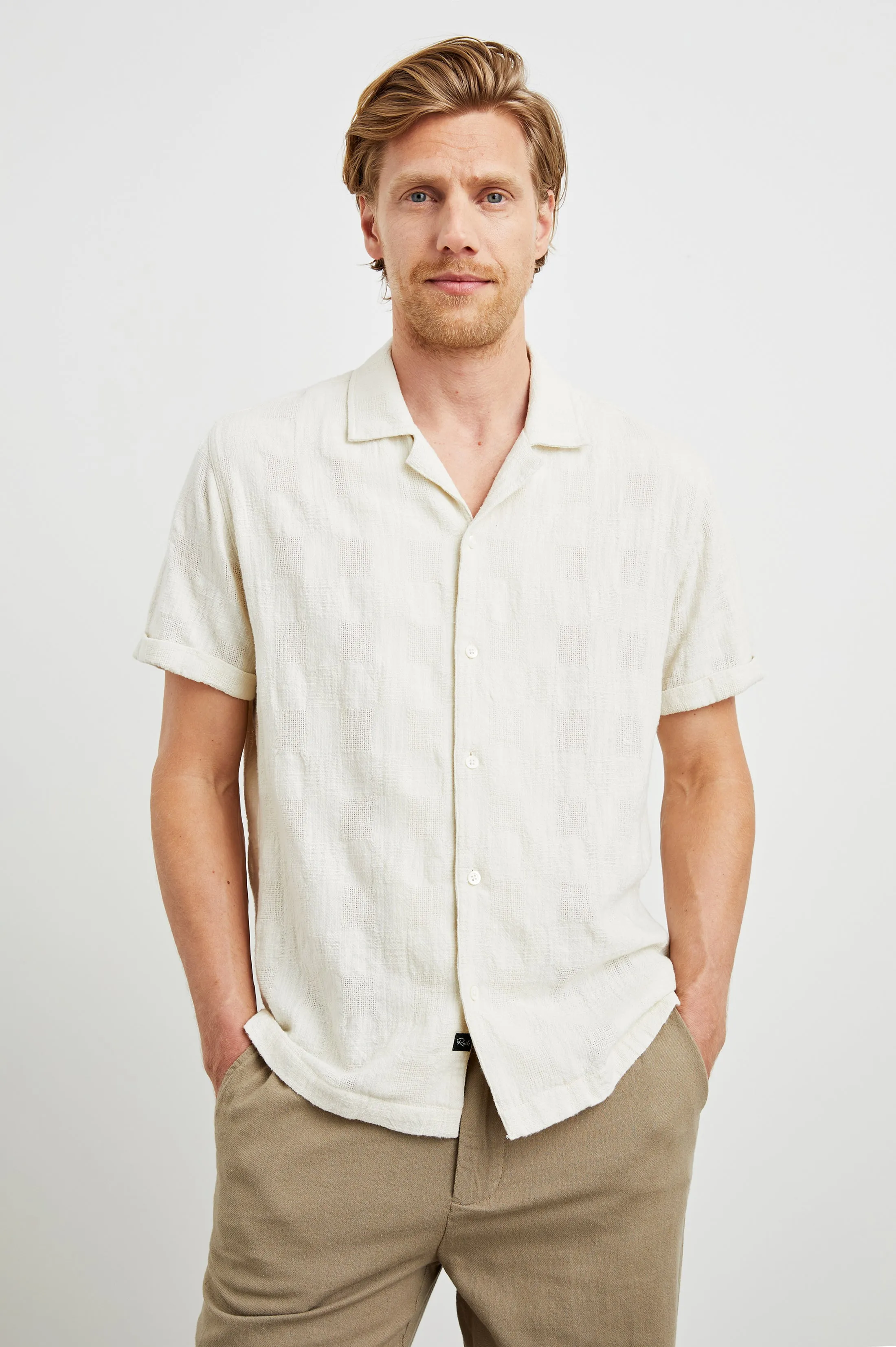 DRESDEN SHIRT - PARCHMENT Rails