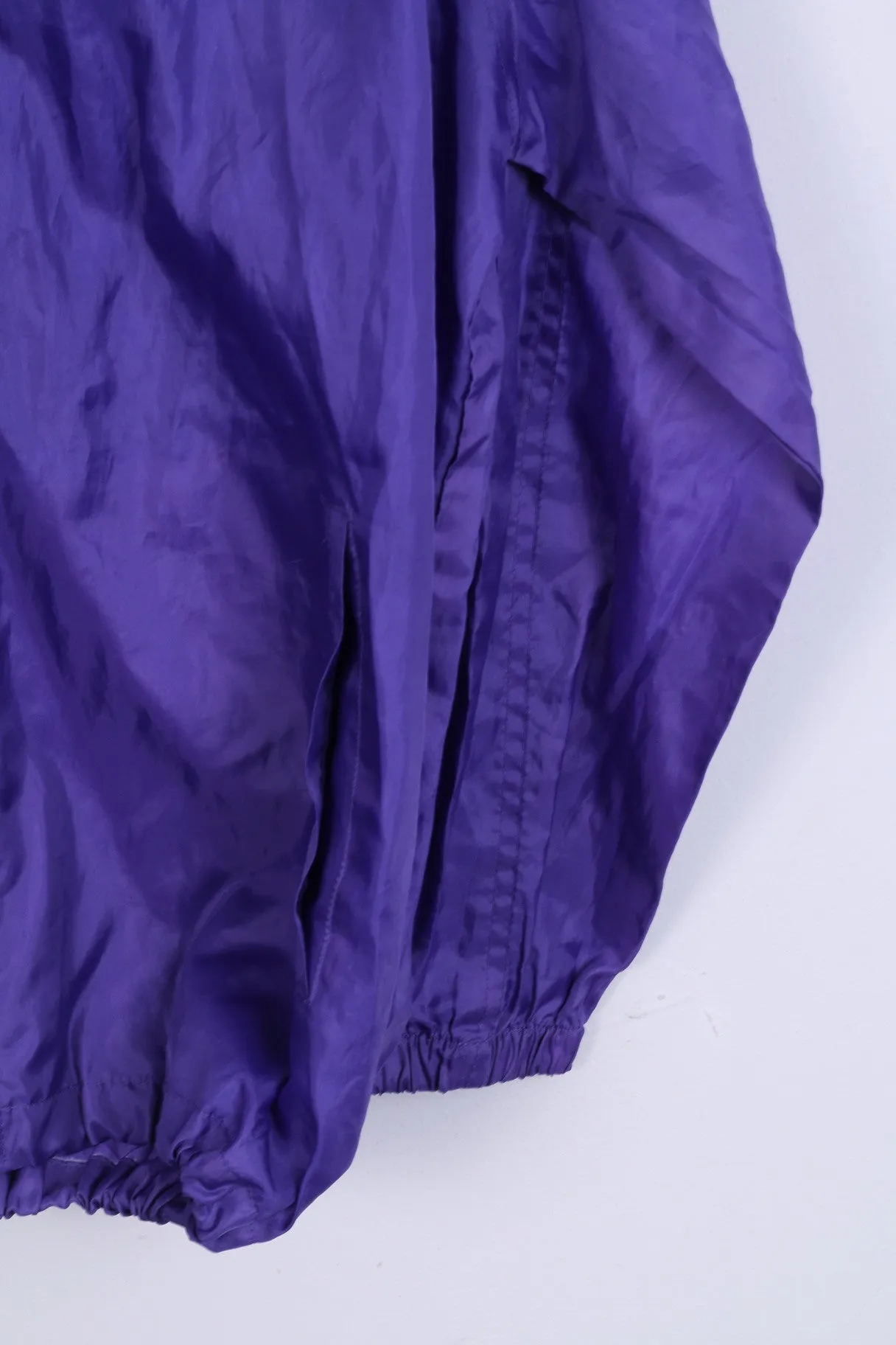 Dunnes Stores Womens S Jacket Purple Windbreaker Hood Light Top