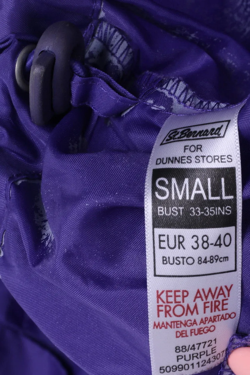 Dunnes Stores Womens S Jacket Purple Windbreaker Hood Light Top